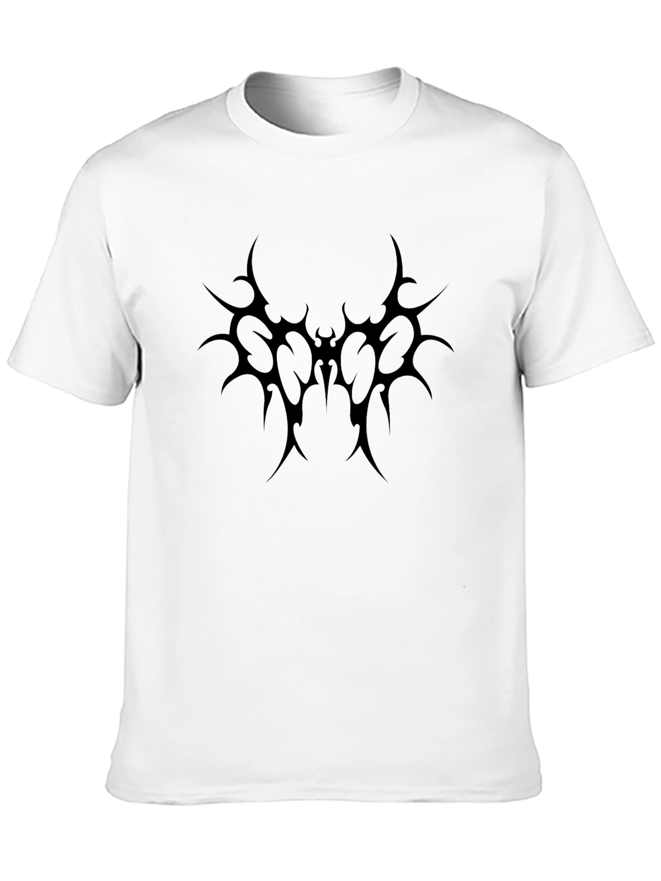 Tribal Graphic Black T-Shirt - Edgy Streetwear