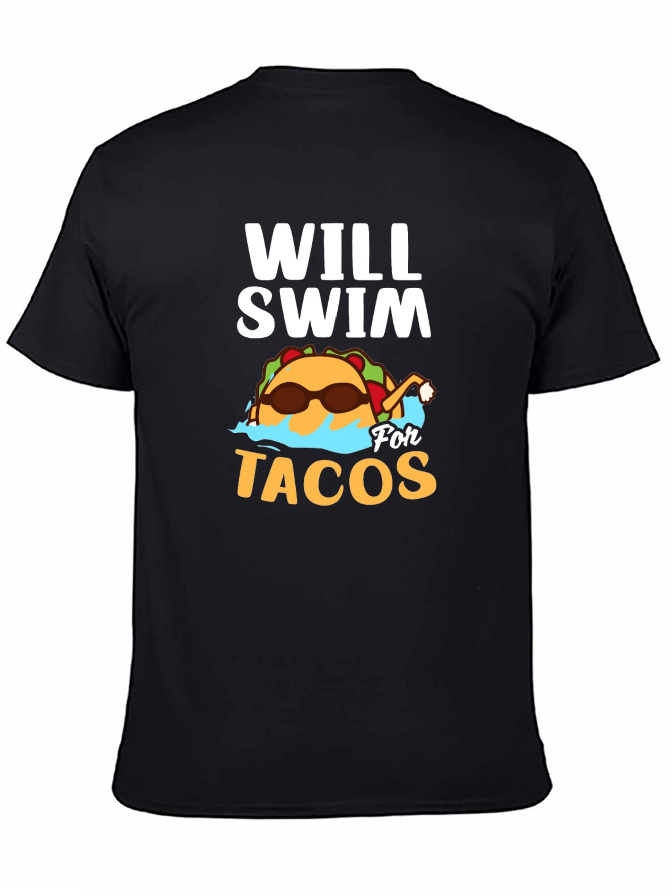 Will Swim for Tacos Graphic T-Shirt