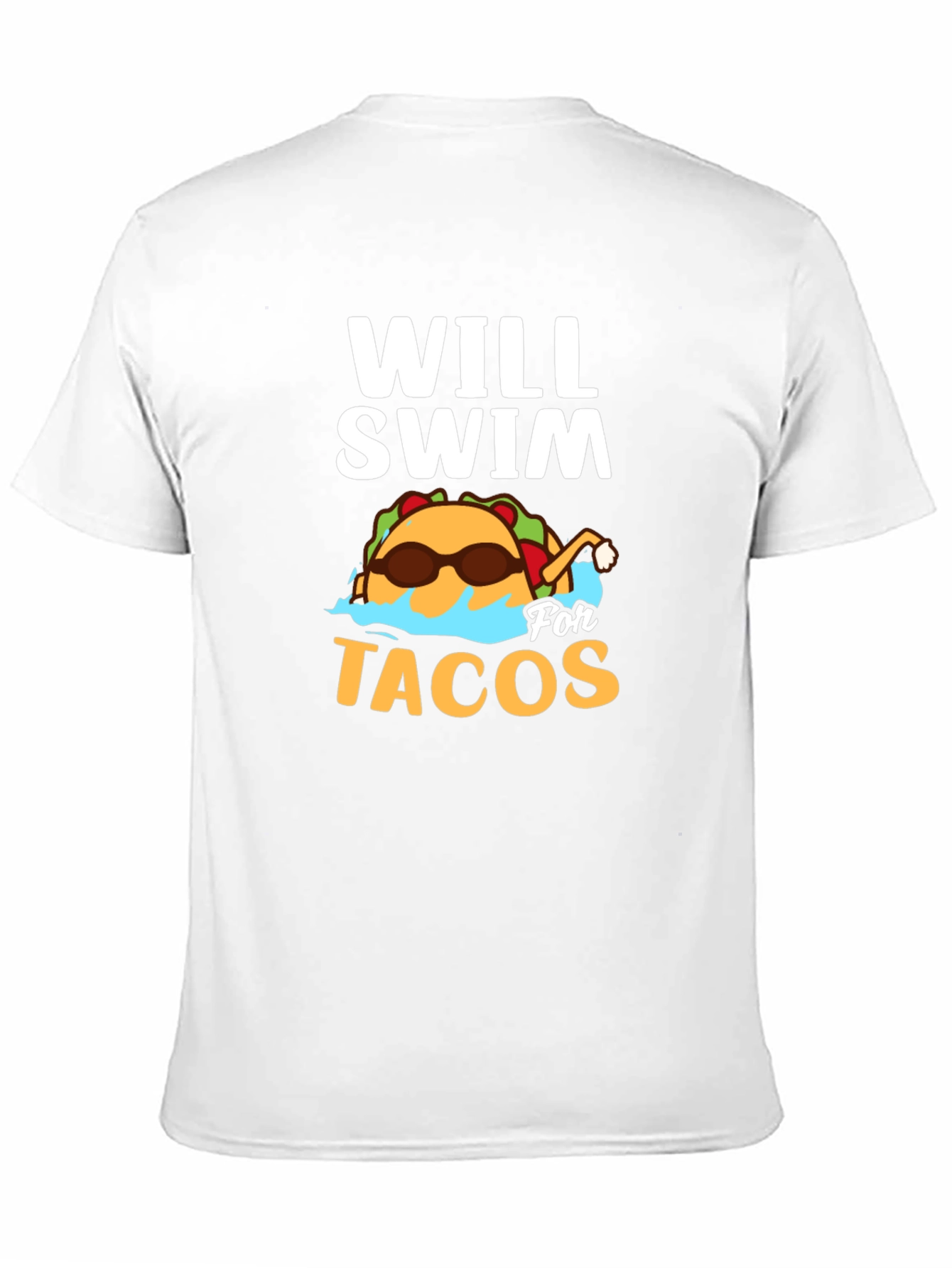Will Swim for Tacos Graphic T-Shirt