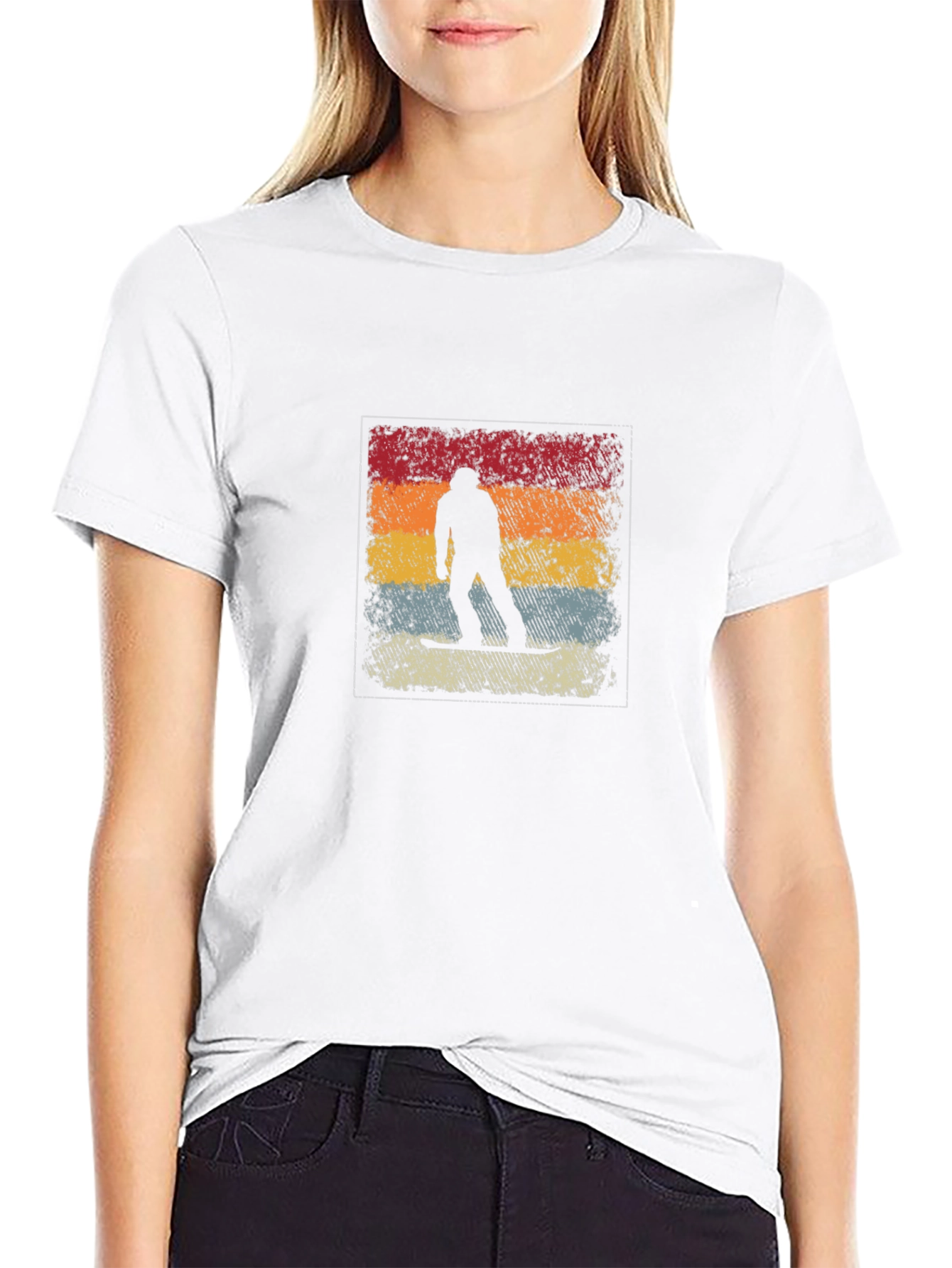 Retro Snowboarder Graphic Tee