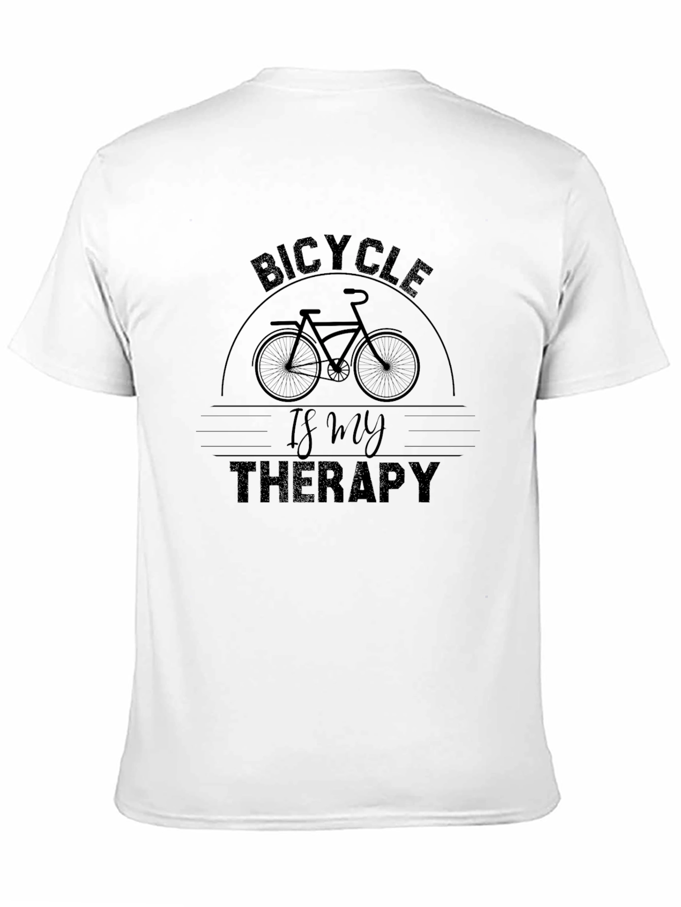 Bicycle Is My Therapy T-Shirt - Cycling Lover Gift
