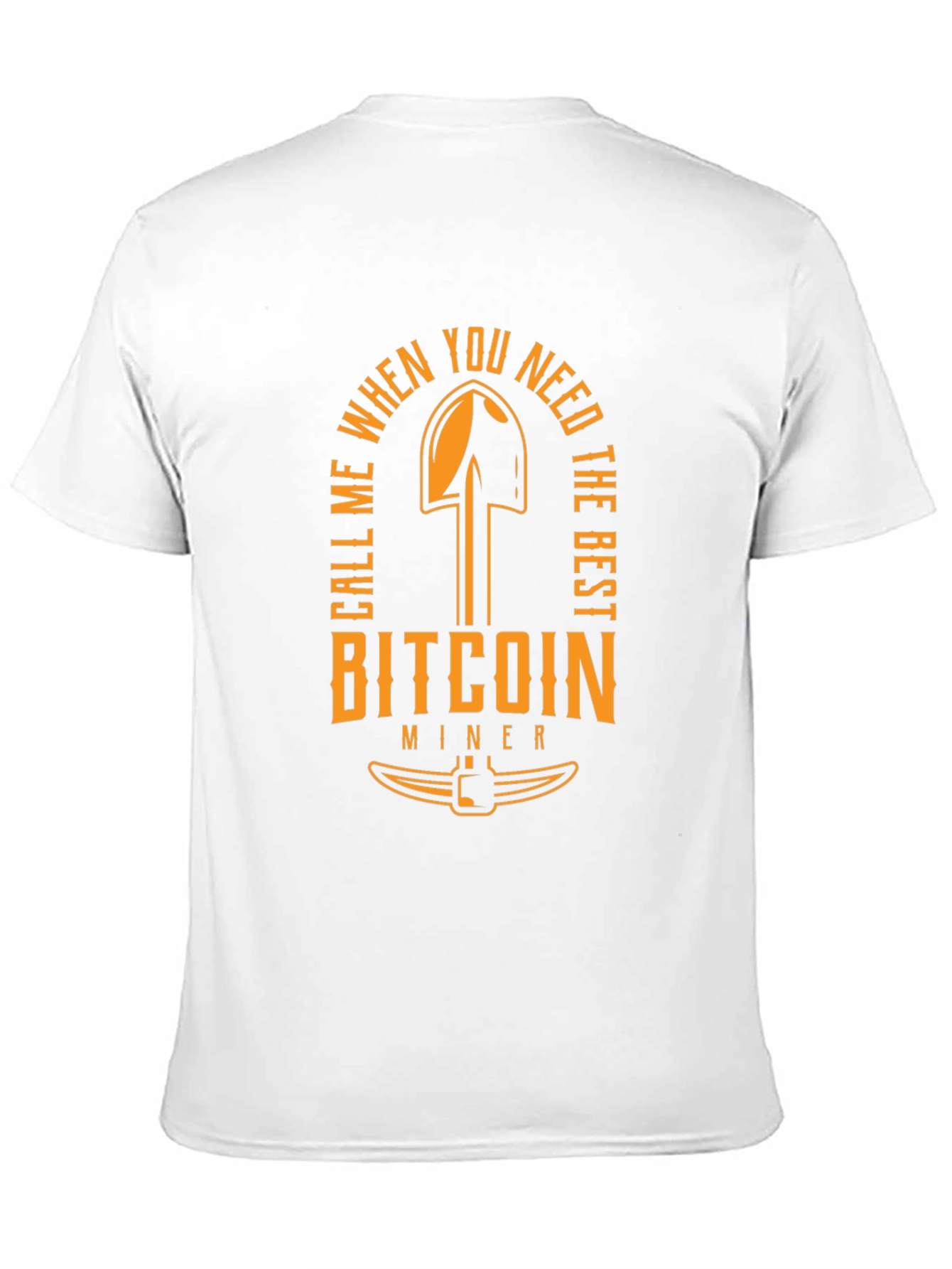 Bitcoin Miner Graphic T-Shirt - Black Crew Neck Tee