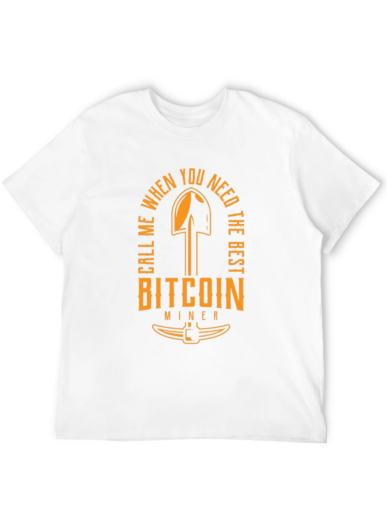 Bitcoin Miner Graphic T-Shirt - Black Crew Neck Tee