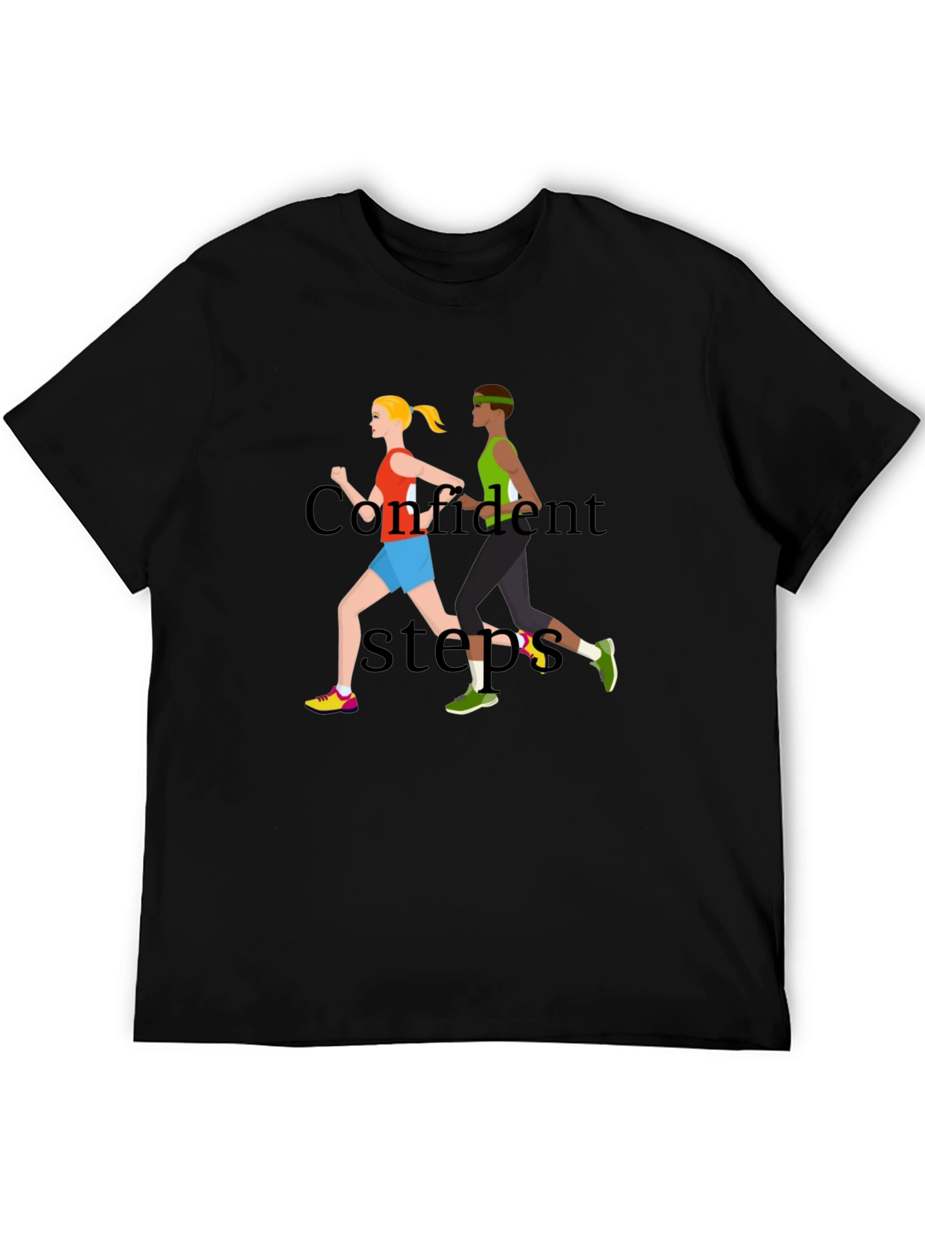 Running Buddies Black T-Shirt