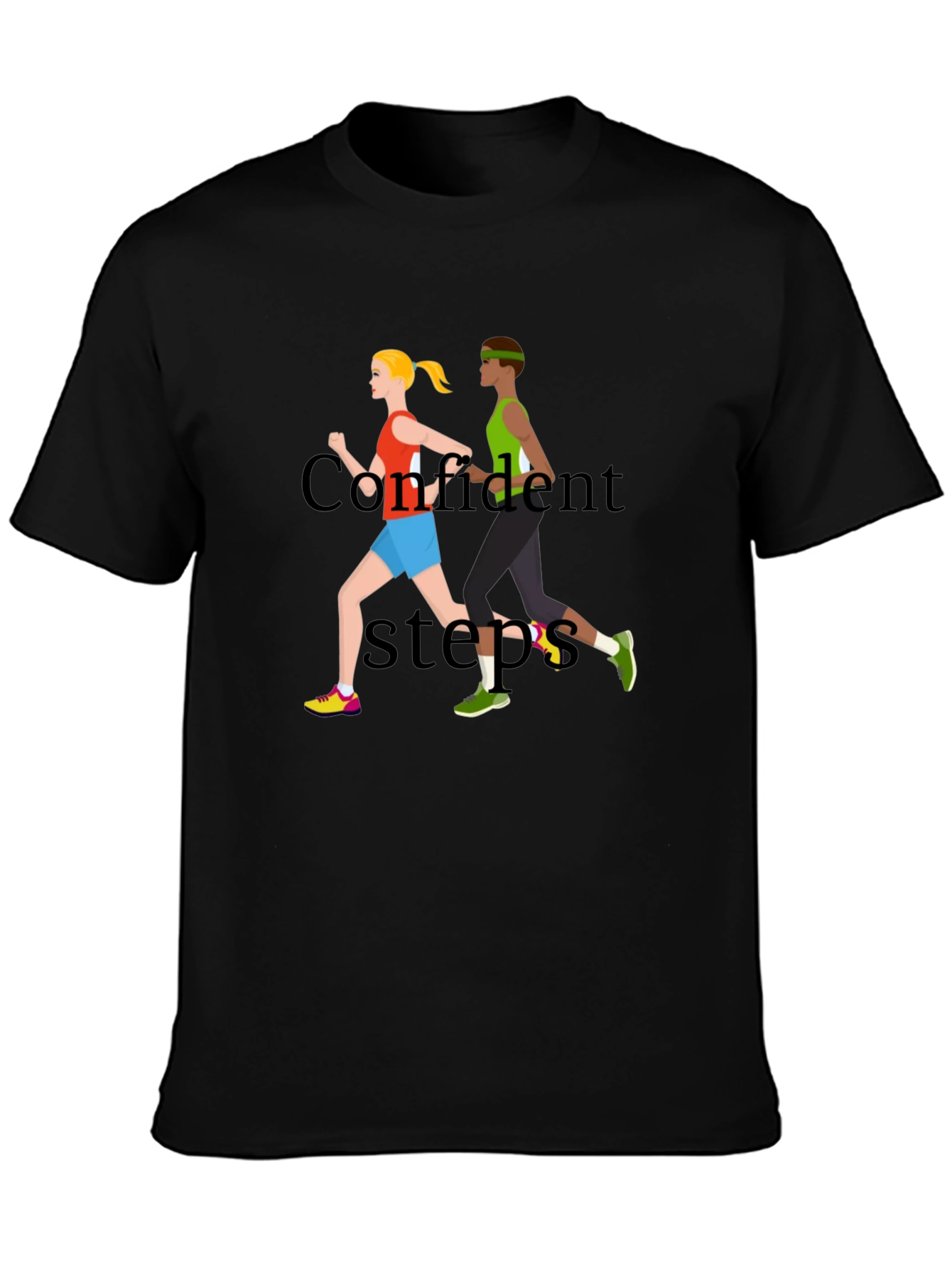 Running Buddies Black T-Shirt