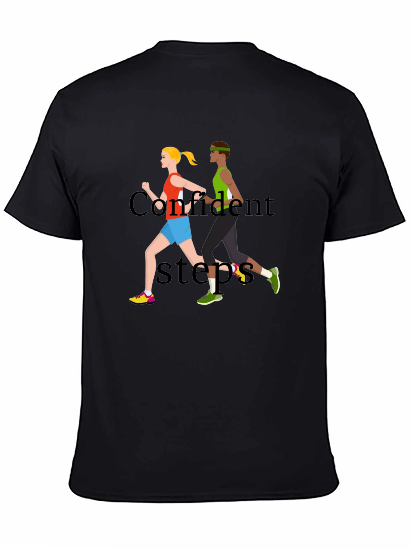 Running Buddies Black T-Shirt