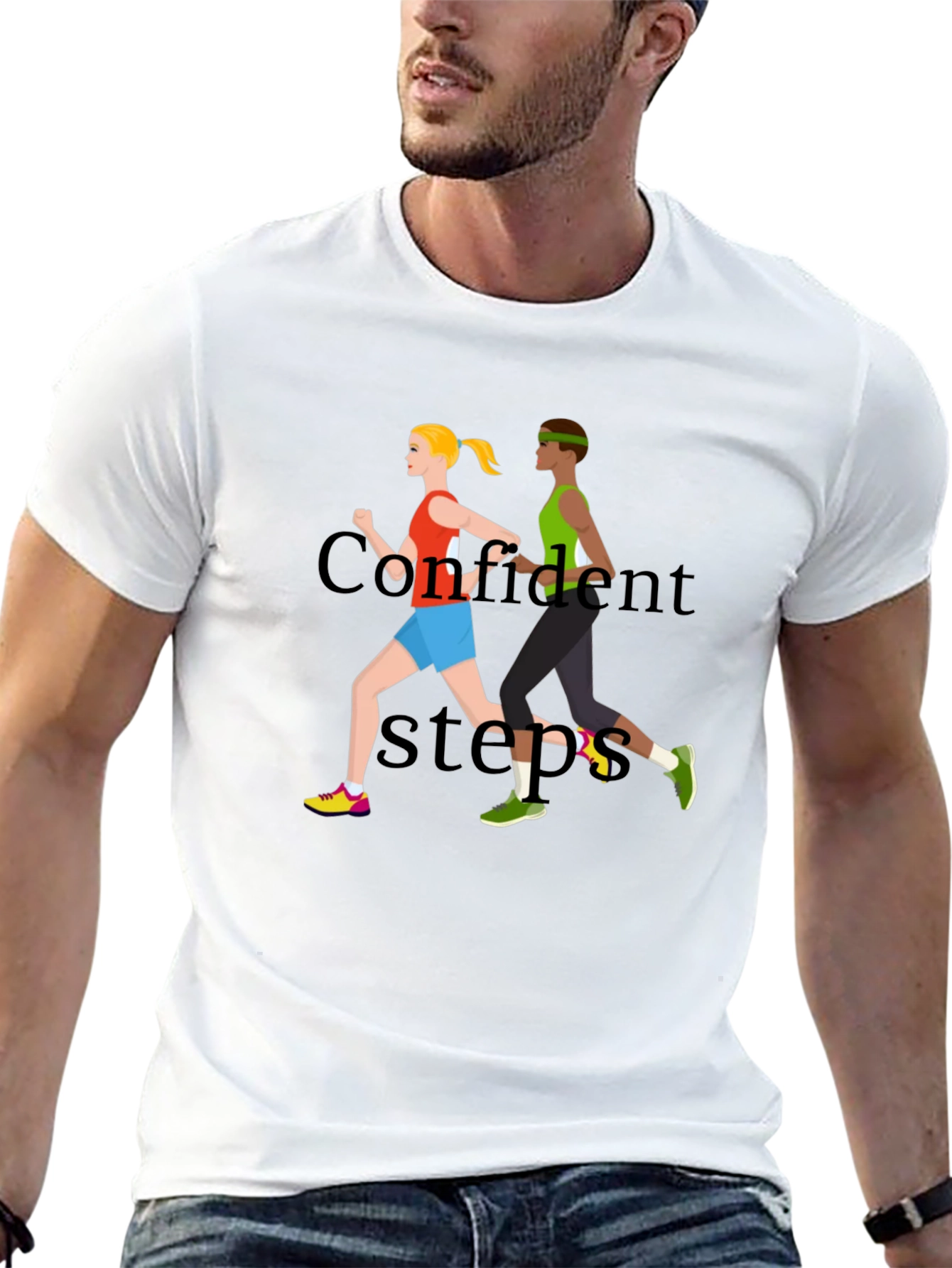 Running Buddies Black T-Shirt