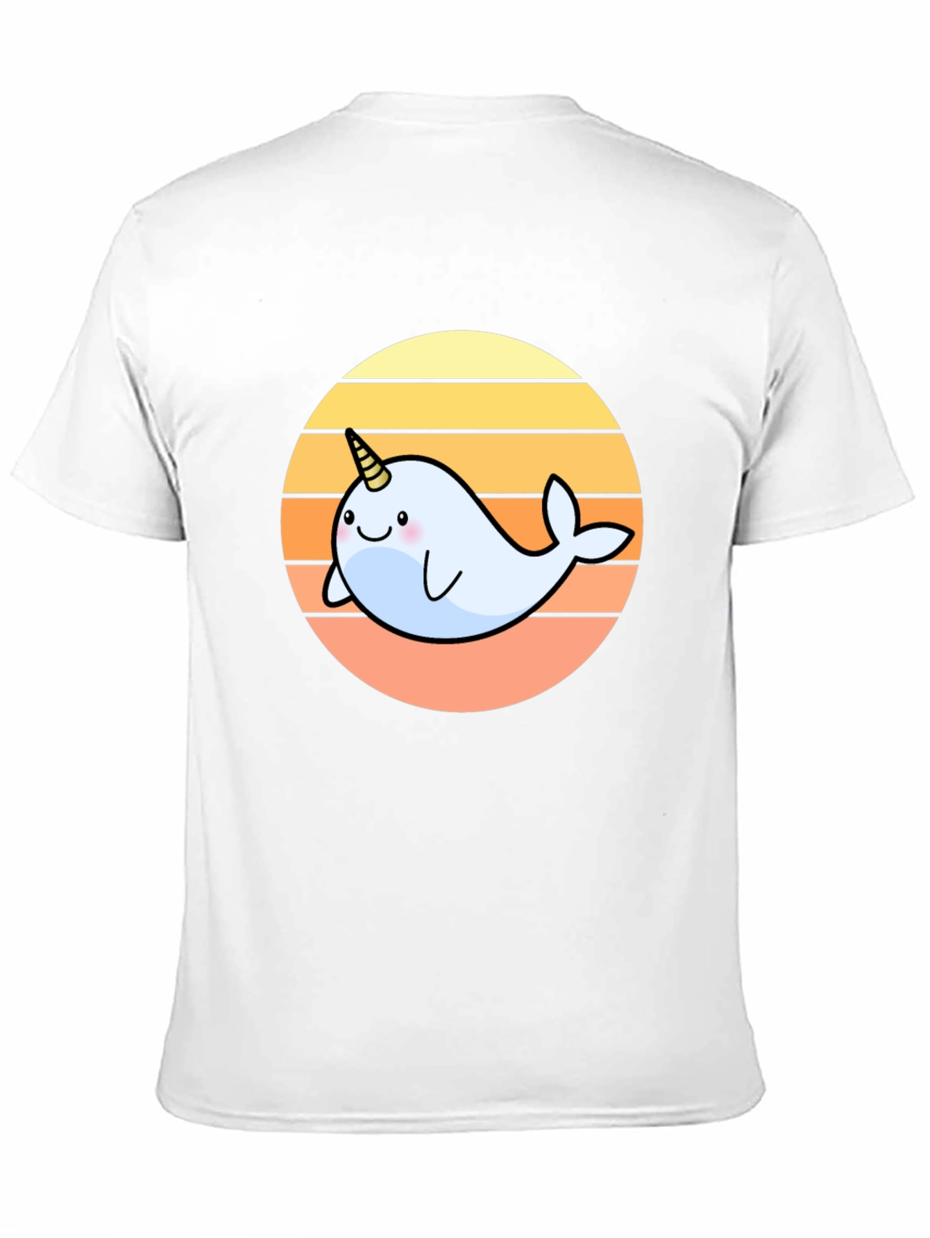 Narwhal Sunset Graphic T-Shirt - Cute & Stylish