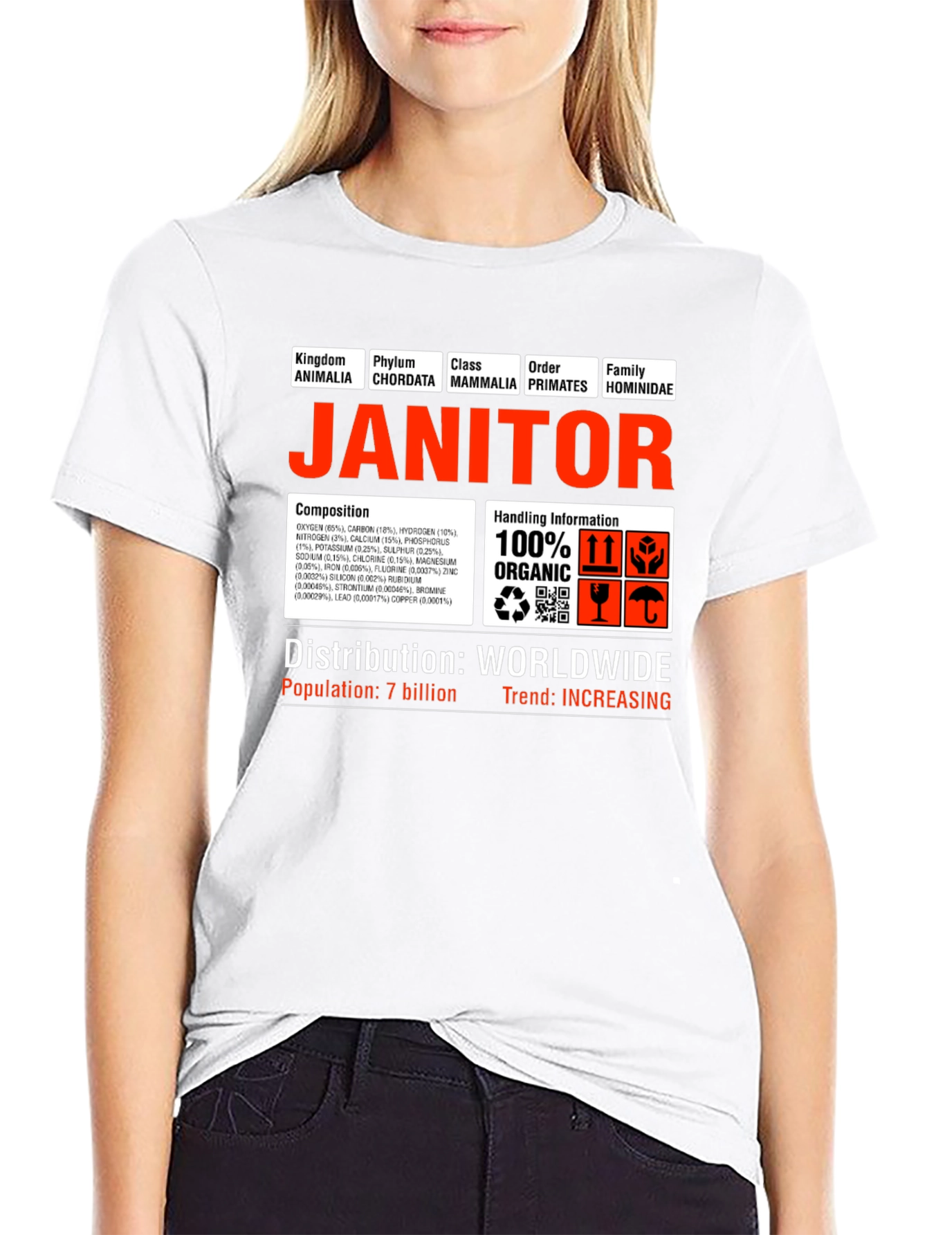 Janitor Hominidae Science T-Shirt