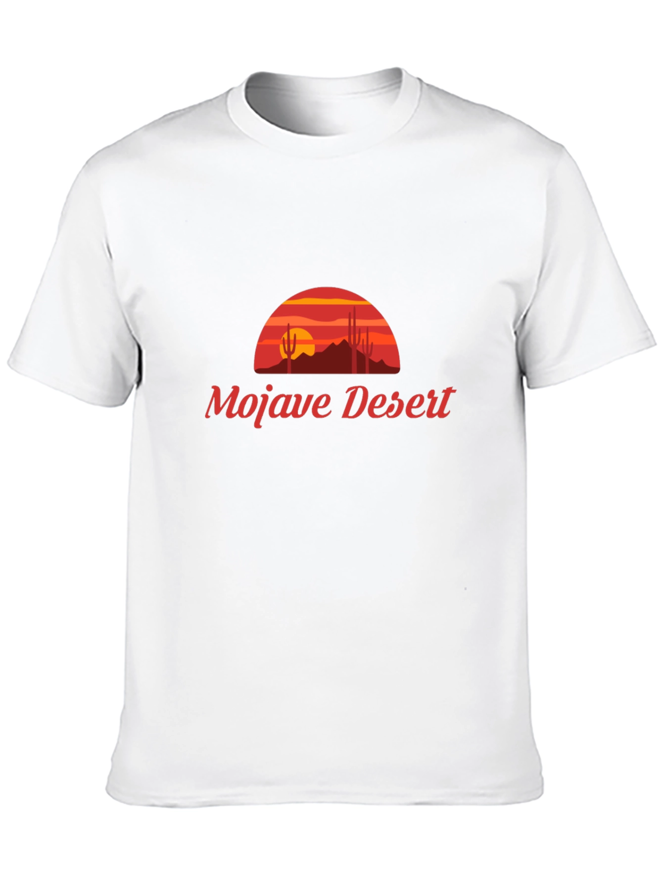 Mojave Desert Graphic T-Shirt - Black Cotton Tee