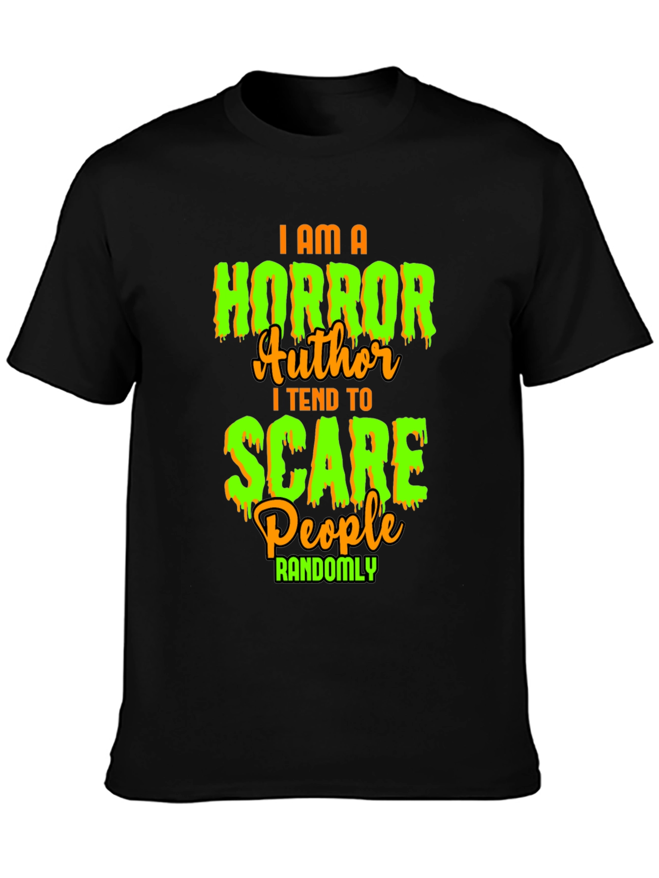 Horror Author Scary Halloween T-Shirt