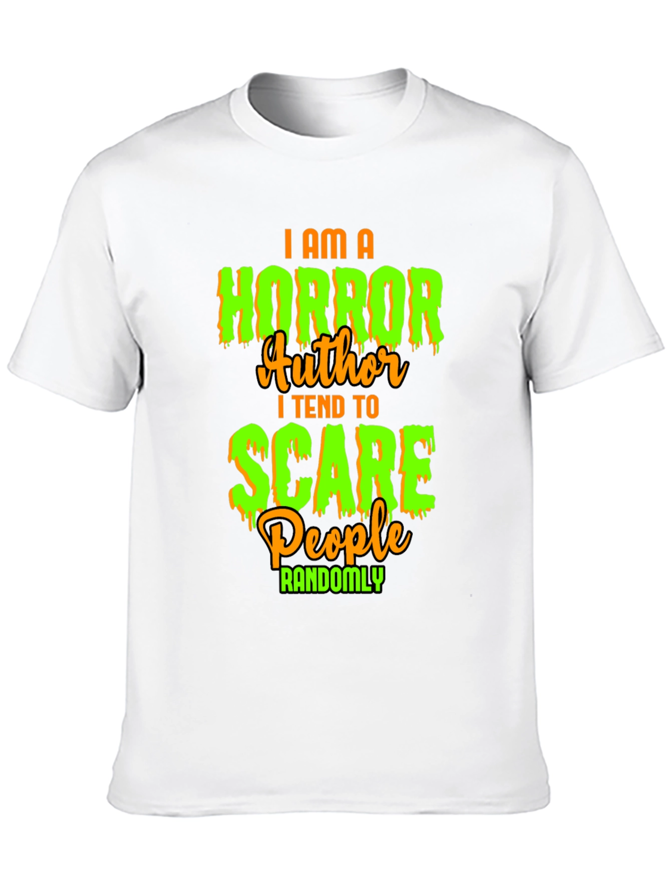 Horror Author Scary Halloween T-Shirt