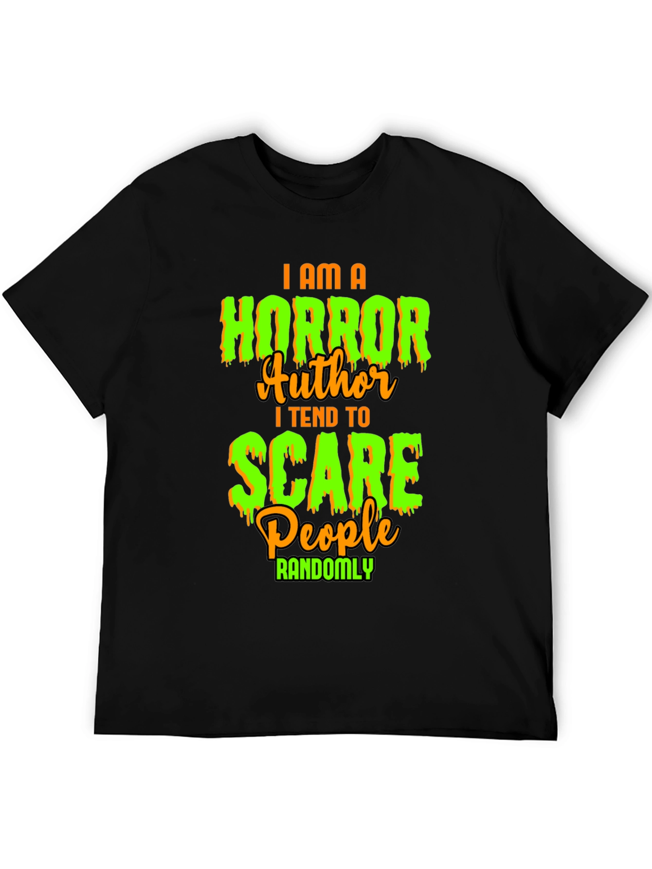 Horror Author Scary Halloween T-Shirt