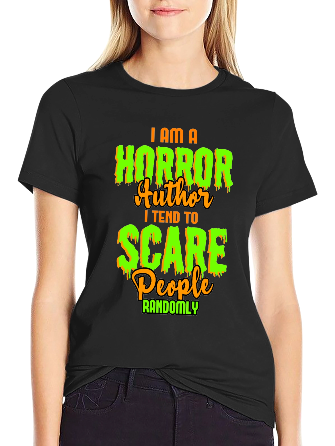 Horror Author Scary Halloween T-Shirt