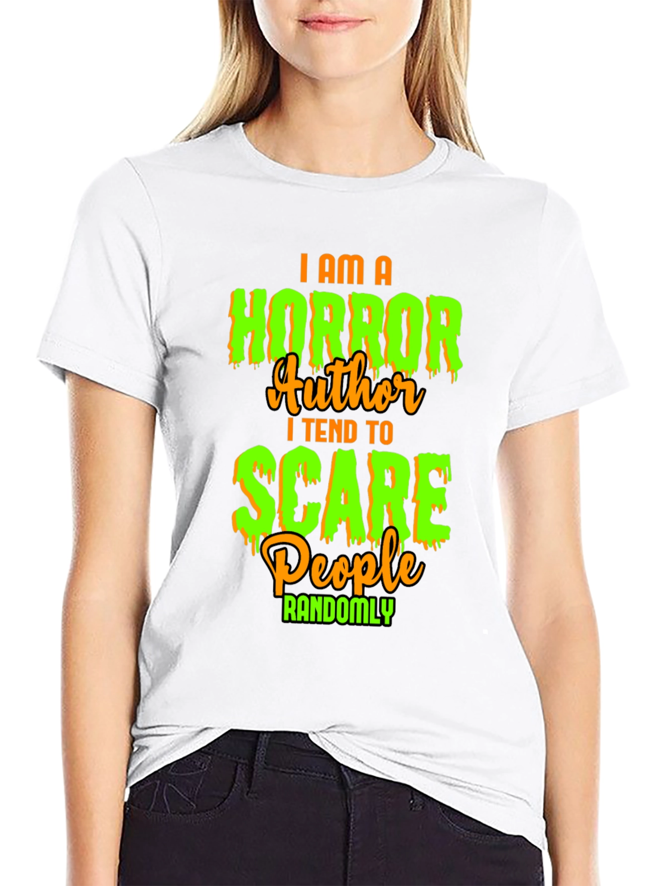 Horror Author Scary Halloween T-Shirt