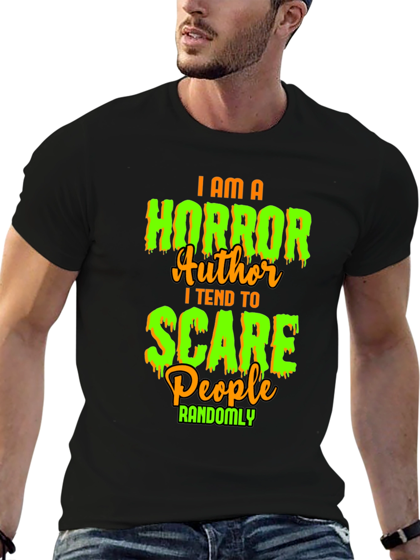 Horror Author Scary Halloween T-Shirt