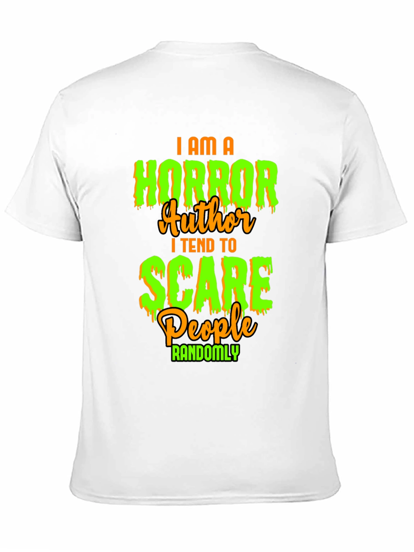 Horror Author Scary Halloween T-Shirt