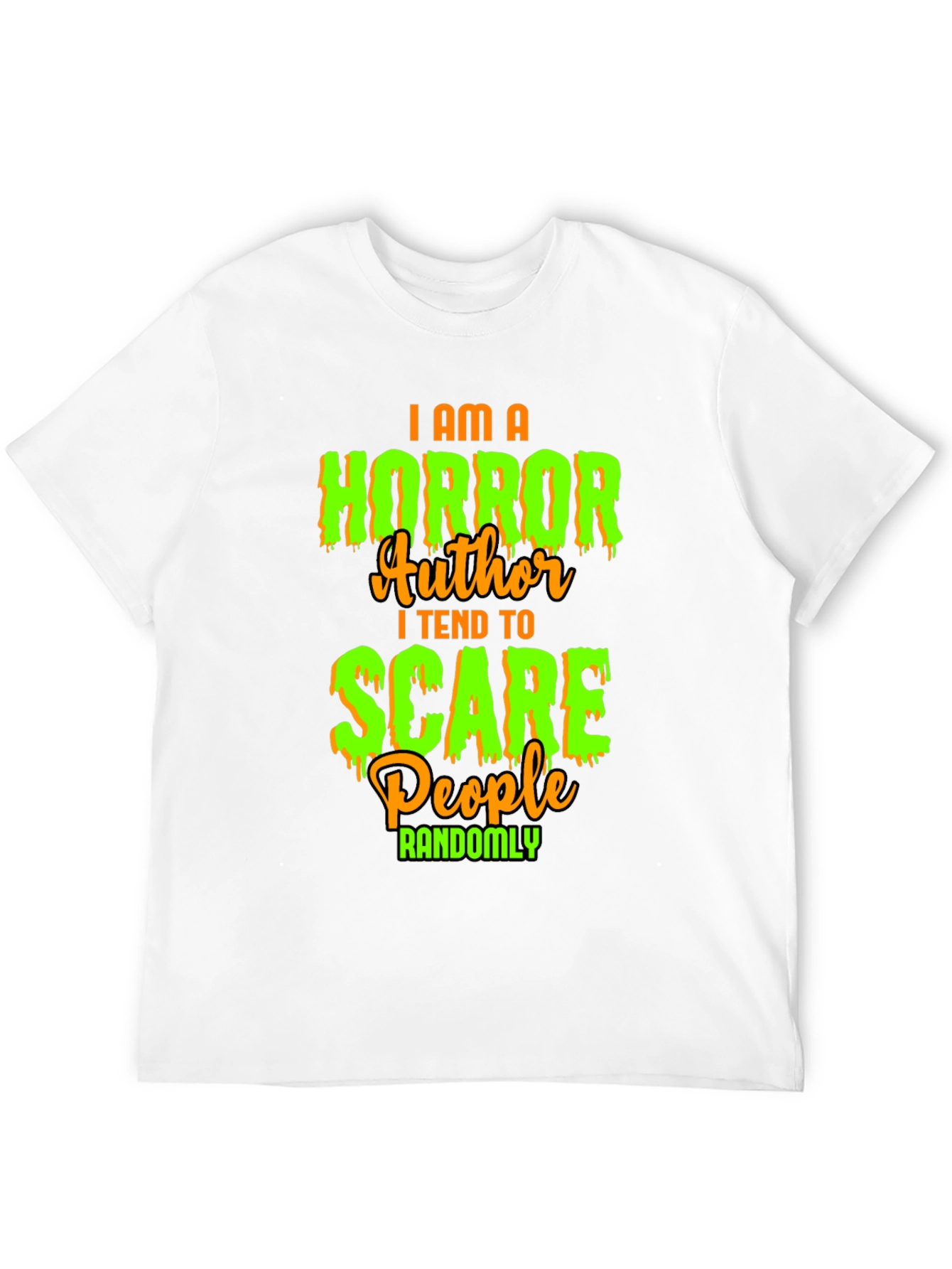 Horror Author Scary Halloween T-Shirt
