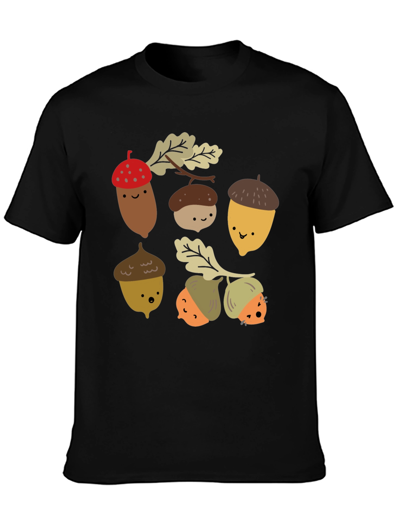 Cute Acorn Cartoon Graphic Tee