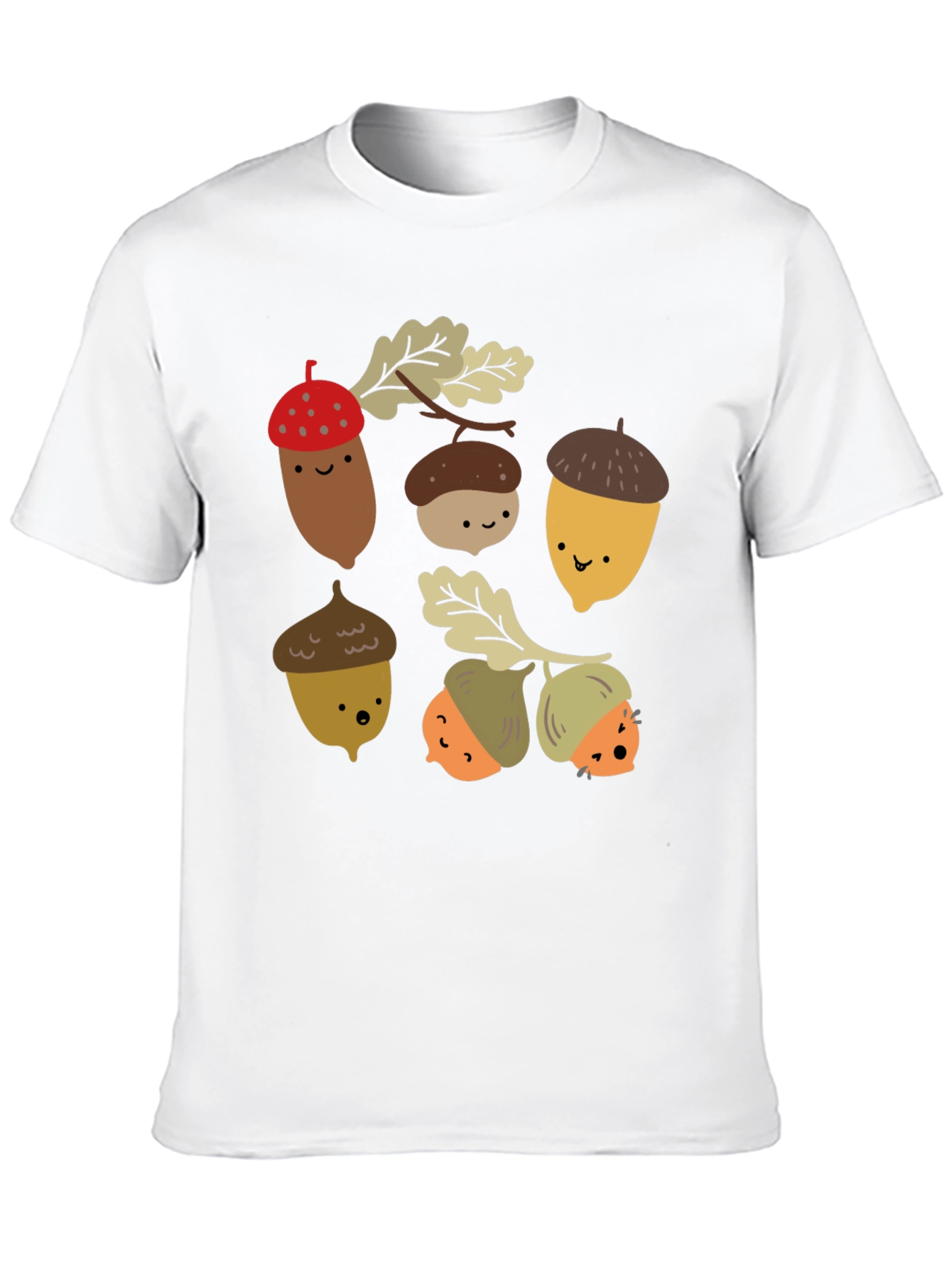 Cute Acorn Cartoon Graphic Tee