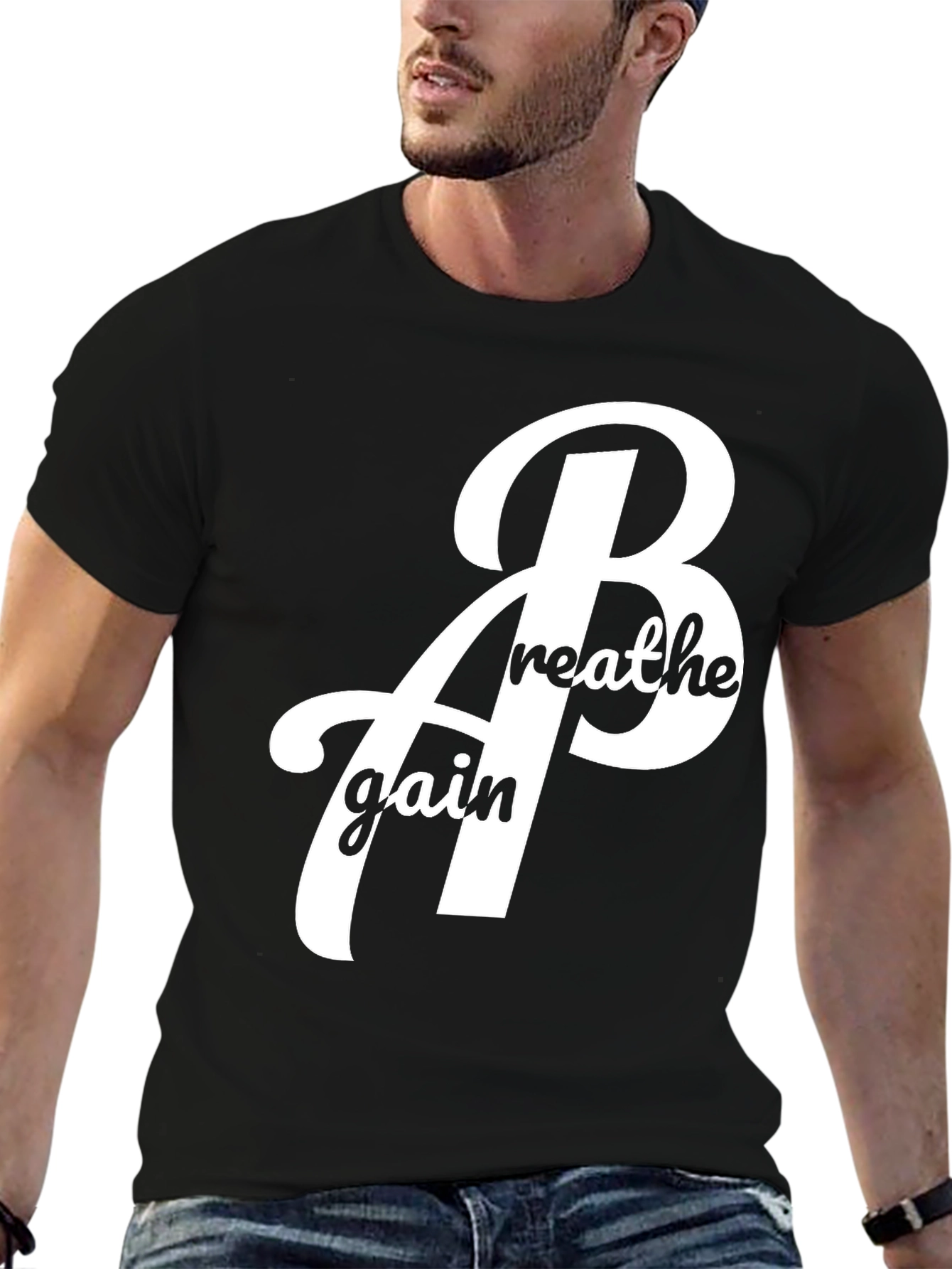 Breathe Again Graphic Tee - Stylish Comfort
