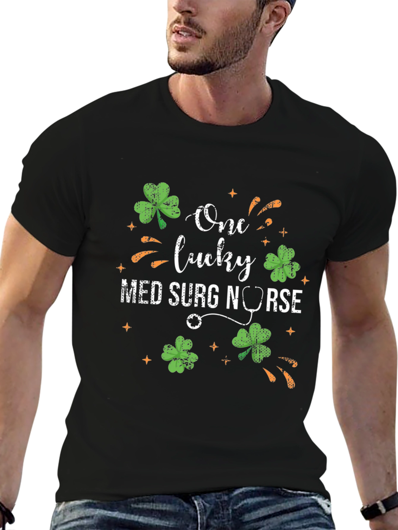 One Lucky Med Surg Nurse St. Patricks Day T-Shirt