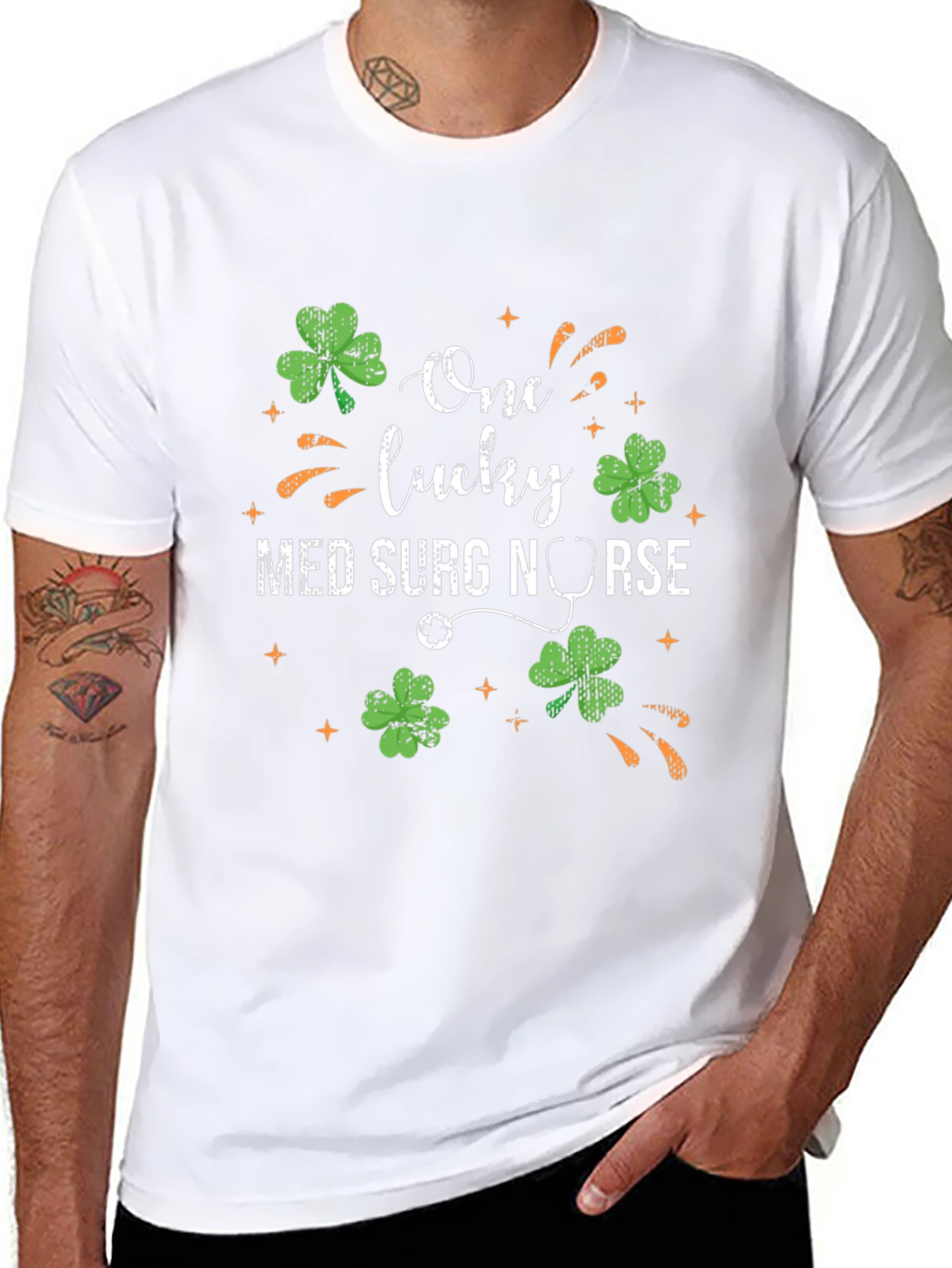 One Lucky Med Surg Nurse St. Patricks Day T-Shirt