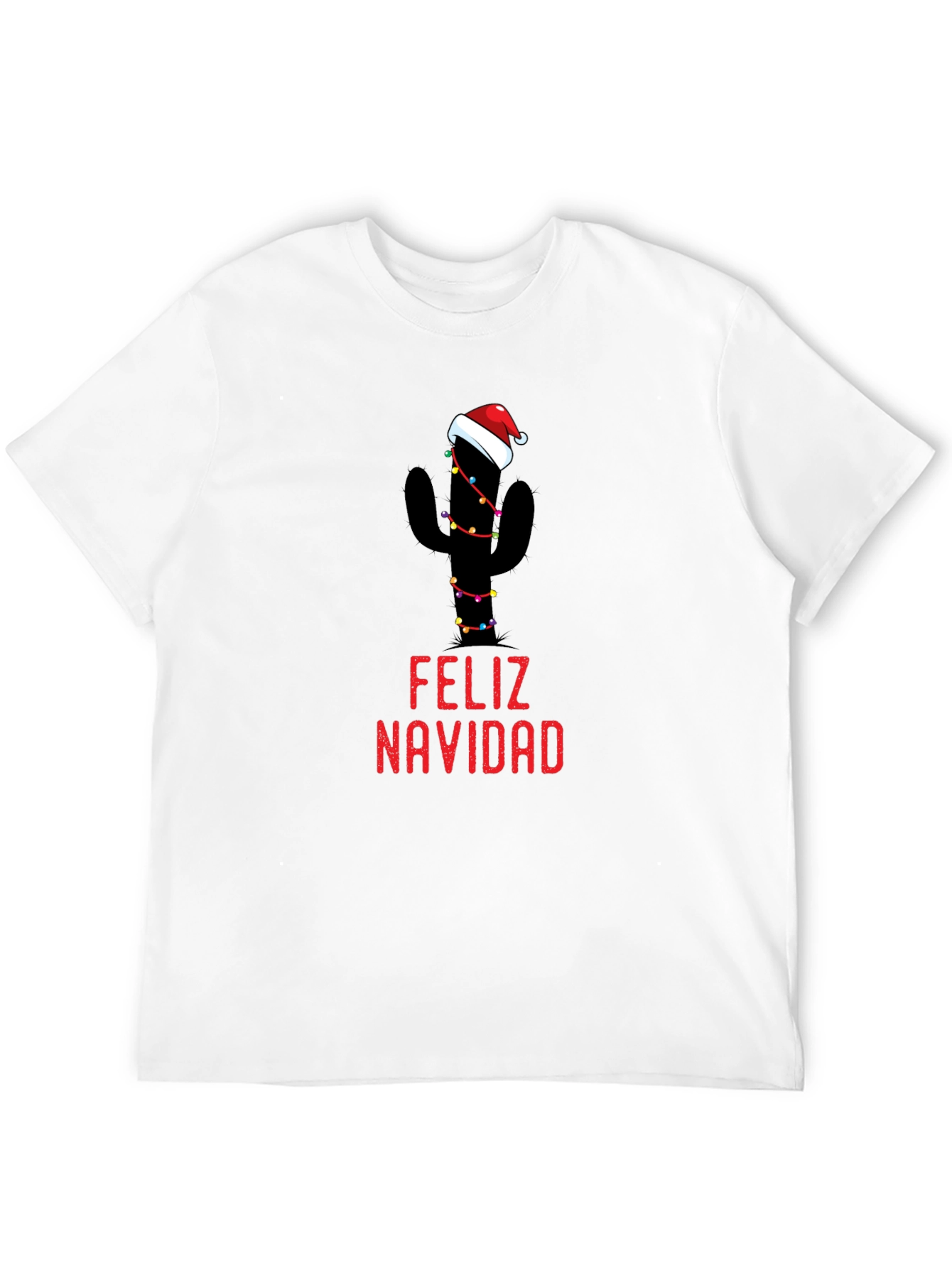 Feliz Navidad Cactus Christmas T-Shirt