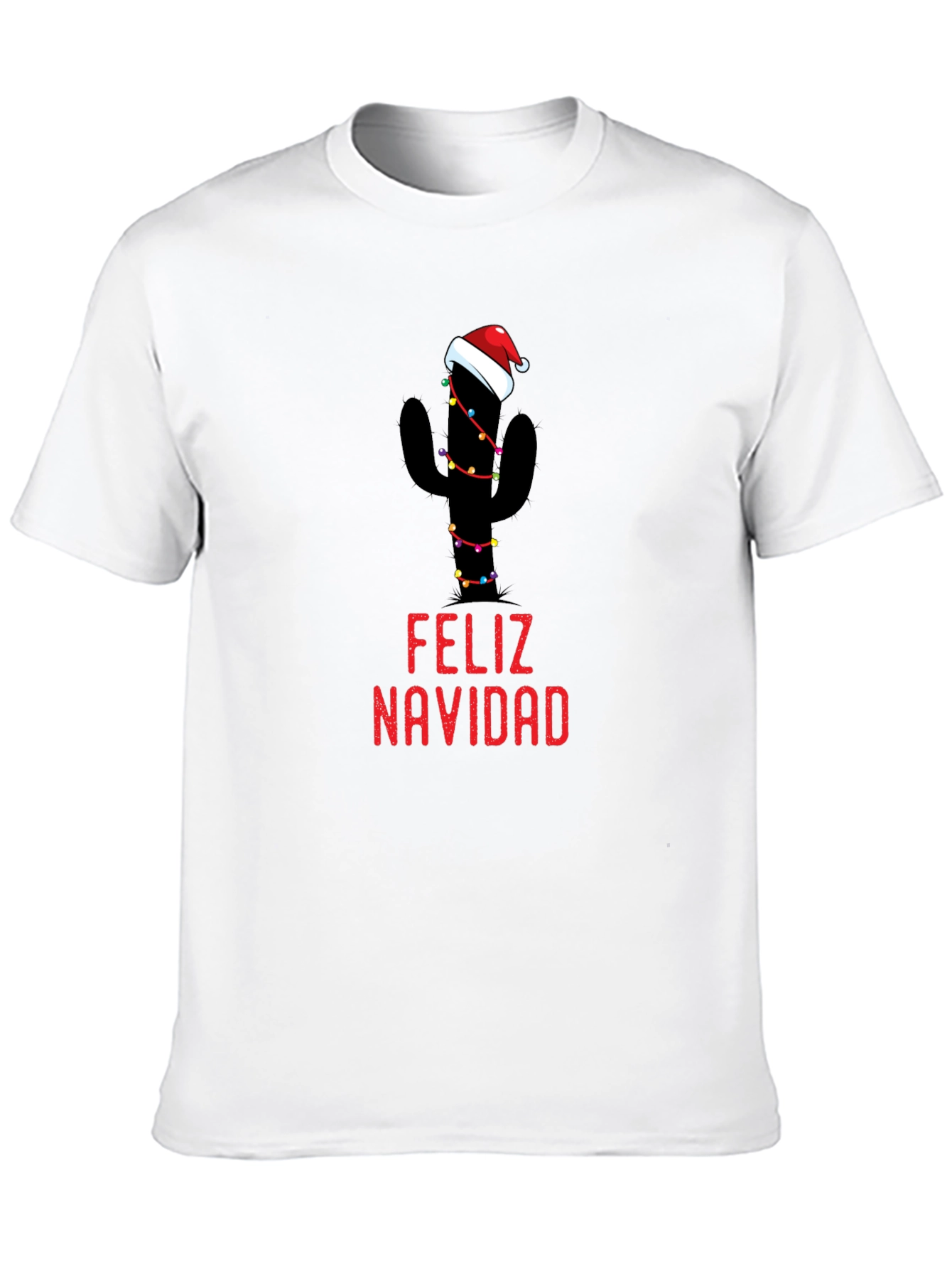 Feliz Navidad Cactus Christmas T-Shirt