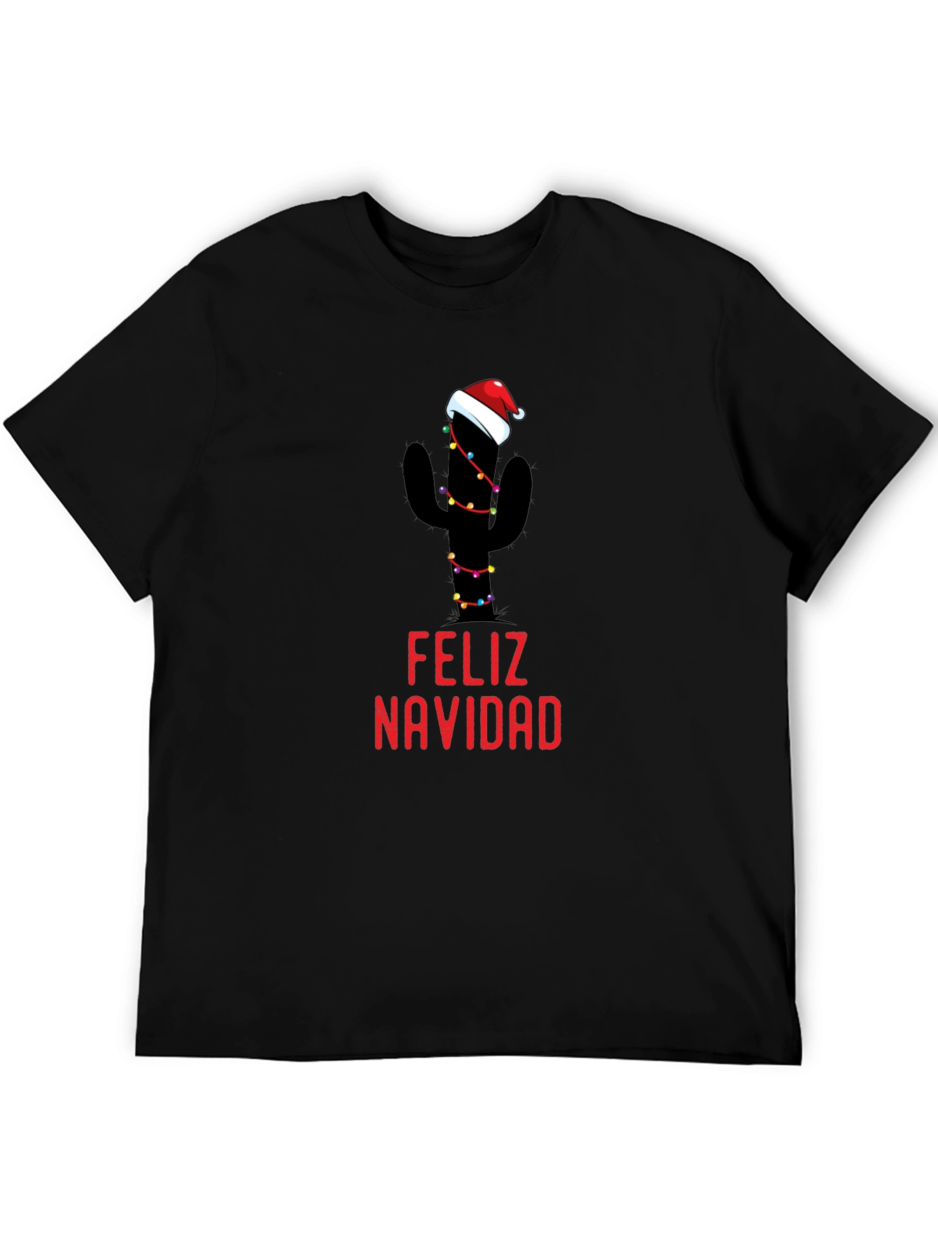Feliz Navidad Cactus Christmas T-Shirt