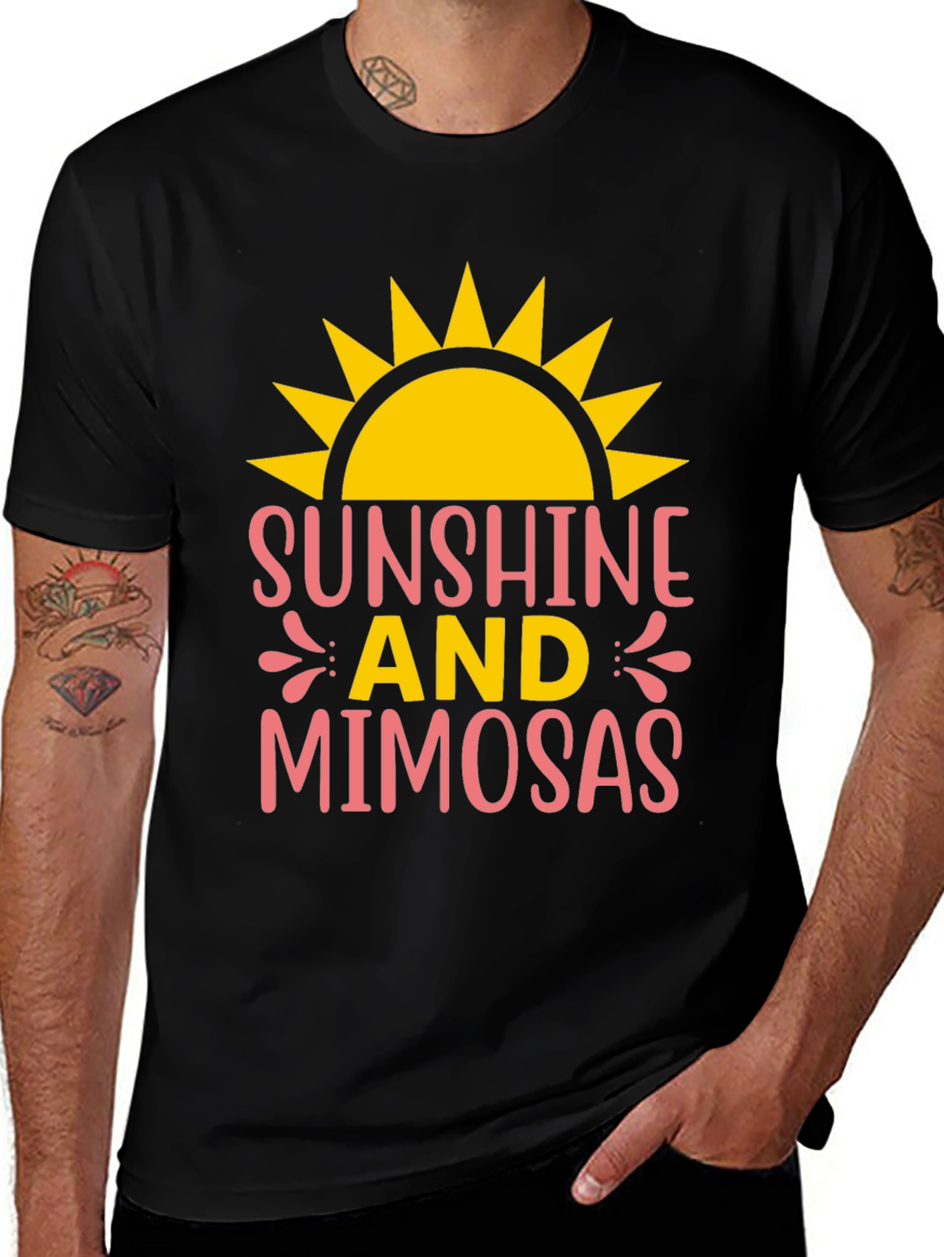 Sunshine and Mimosas Graphic T-Shirt