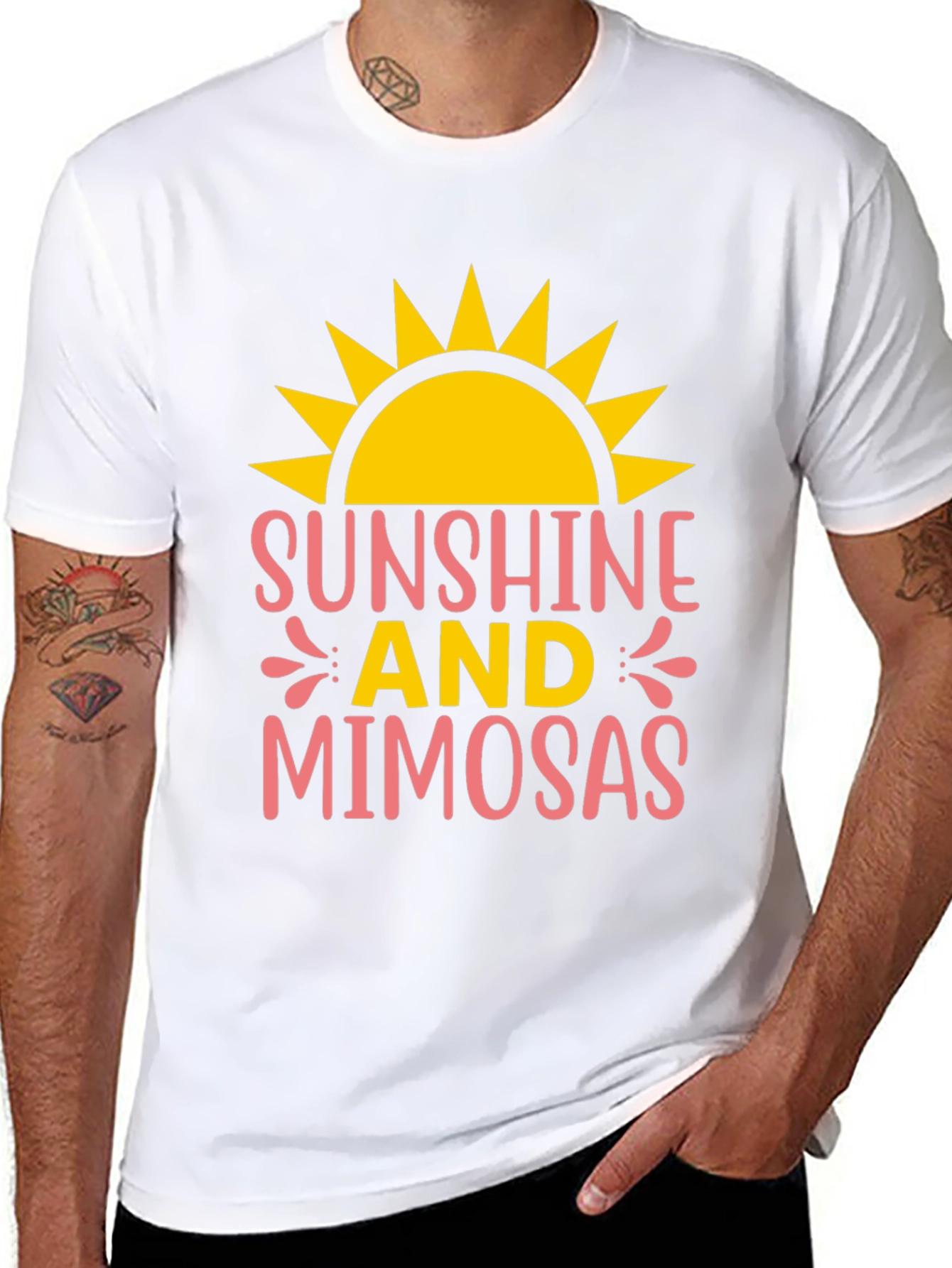 Sunshine and Mimosas Graphic T-Shirt
