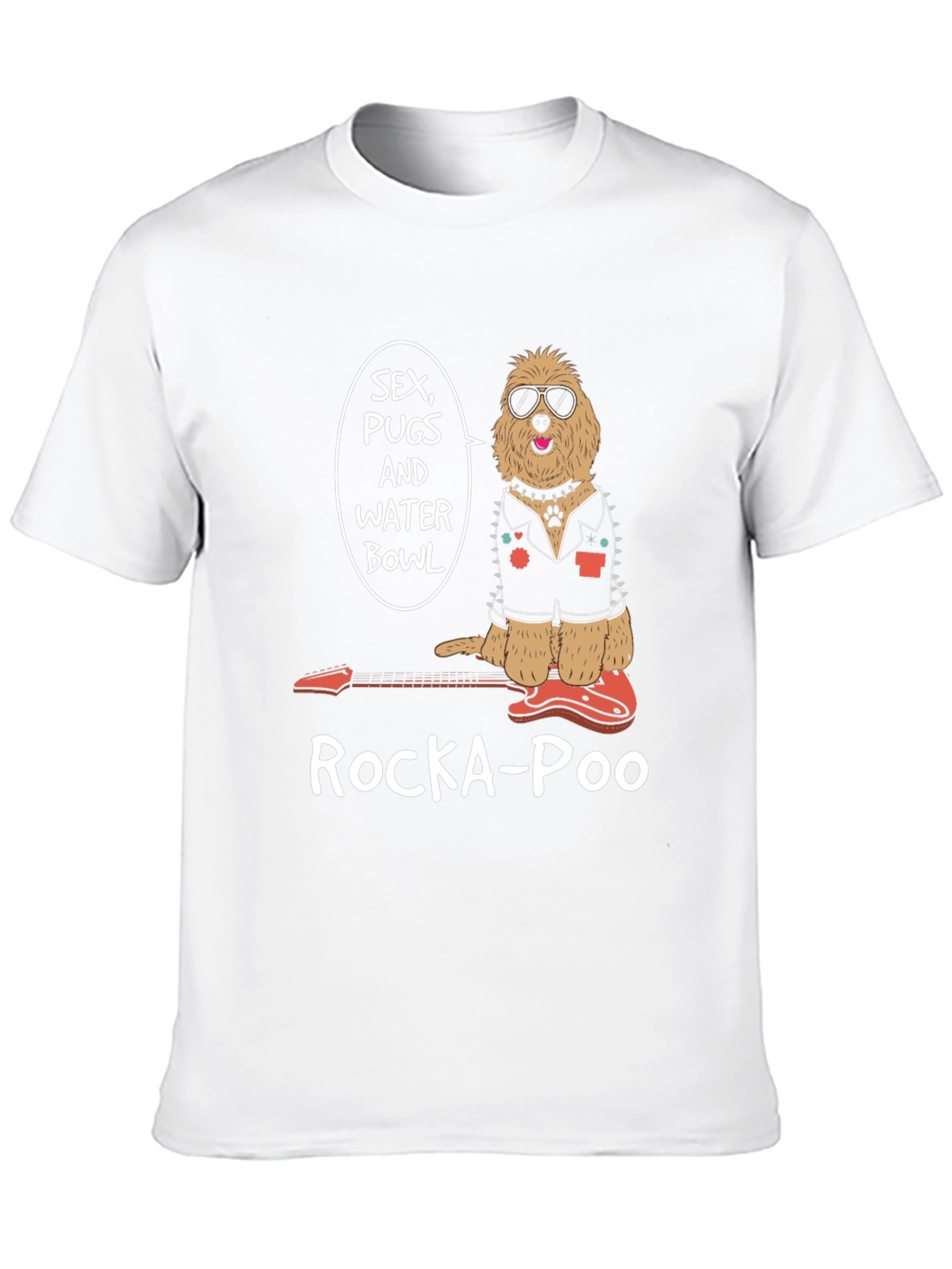 Rocka-Poo Dog Graphic T-Shirt