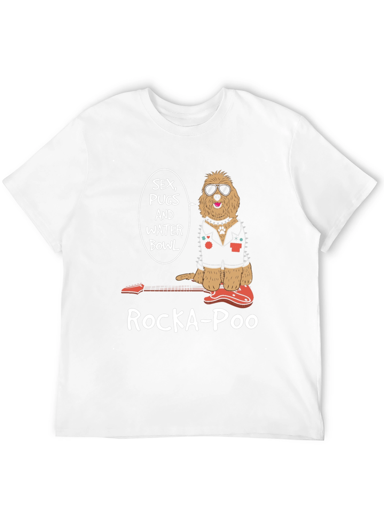 Rocka-Poo Dog Graphic T-Shirt