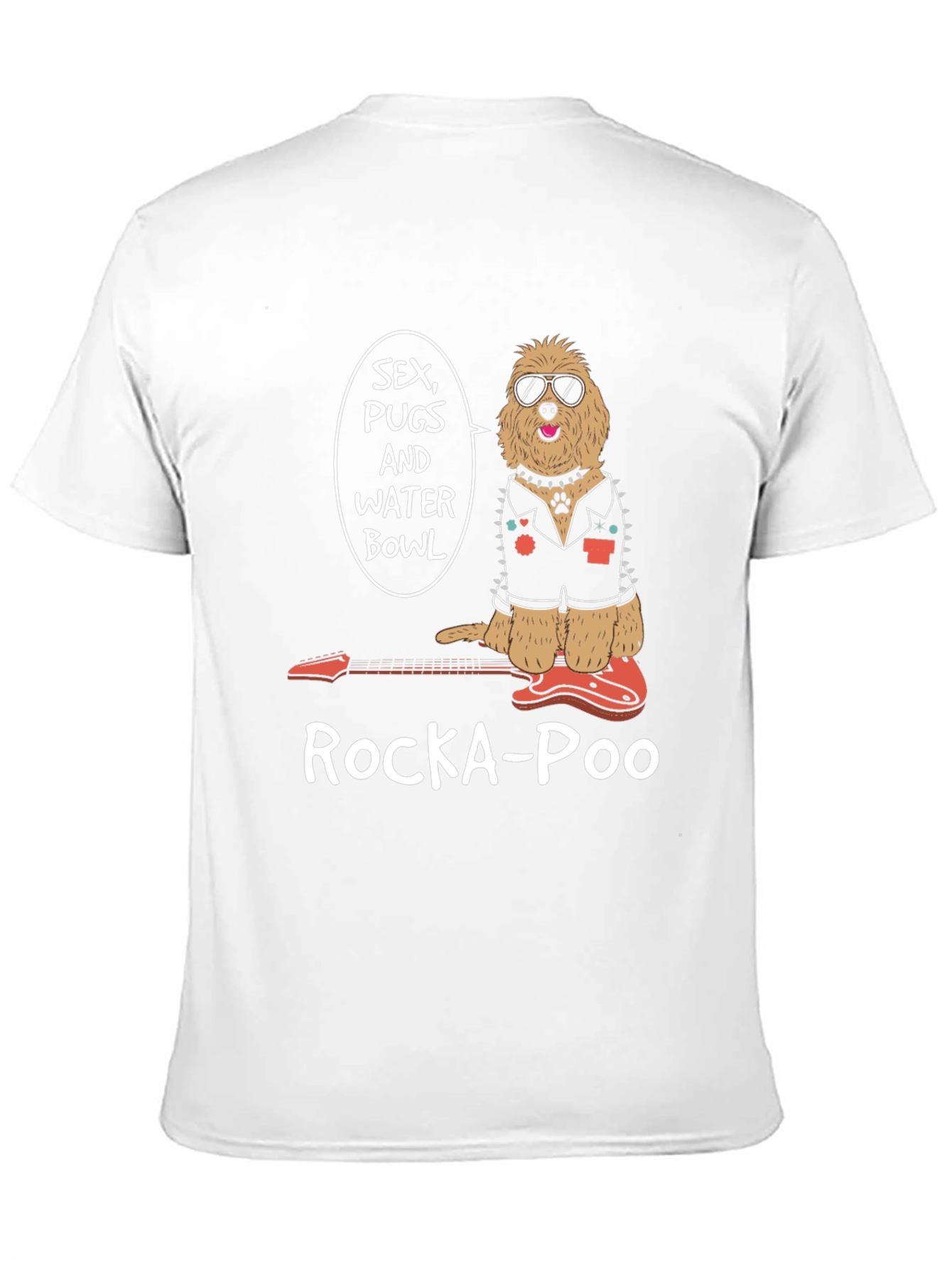 Rocka-Poo Dog Graphic T-Shirt