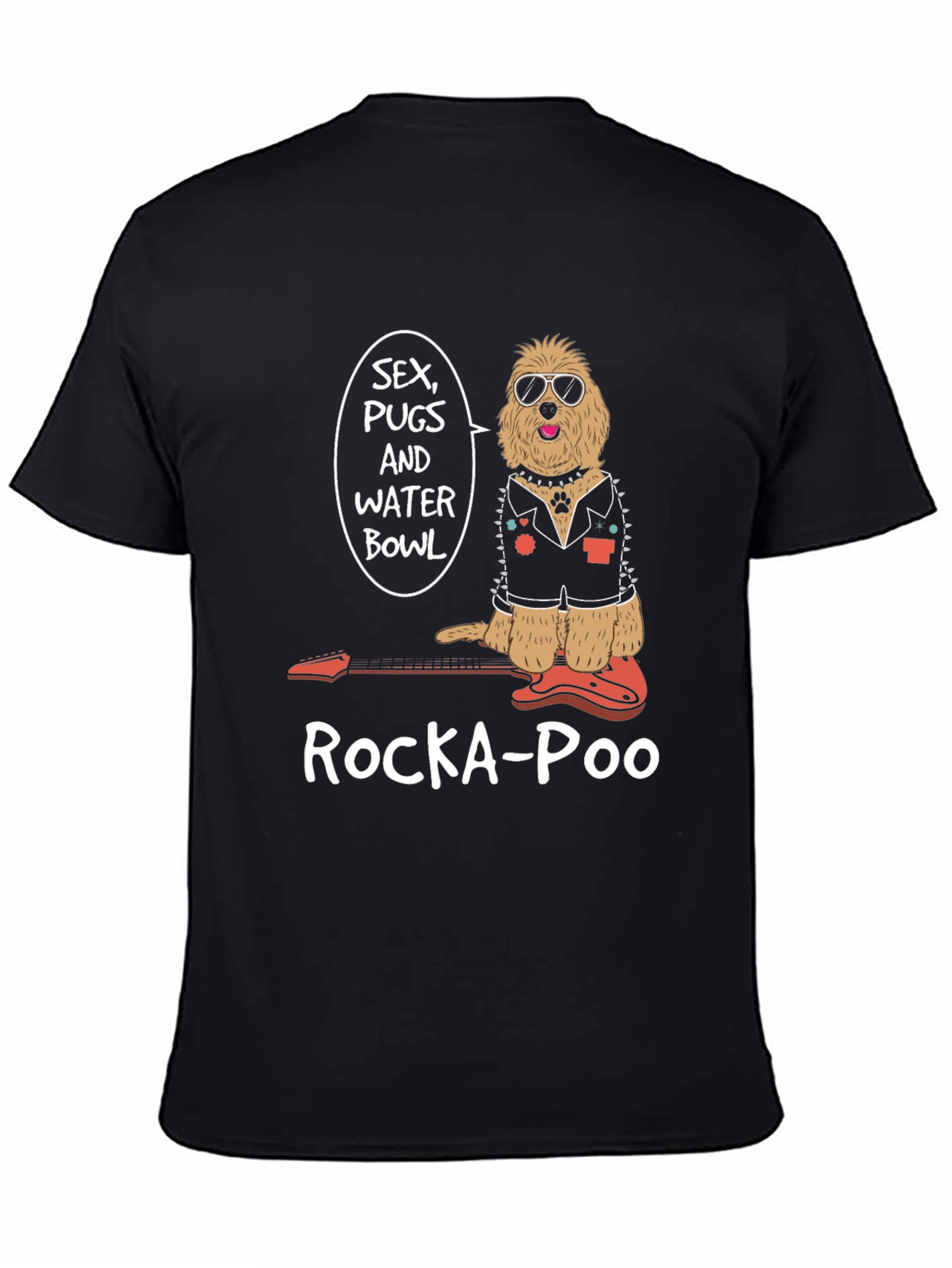 Rocka-Poo Dog Graphic T-Shirt