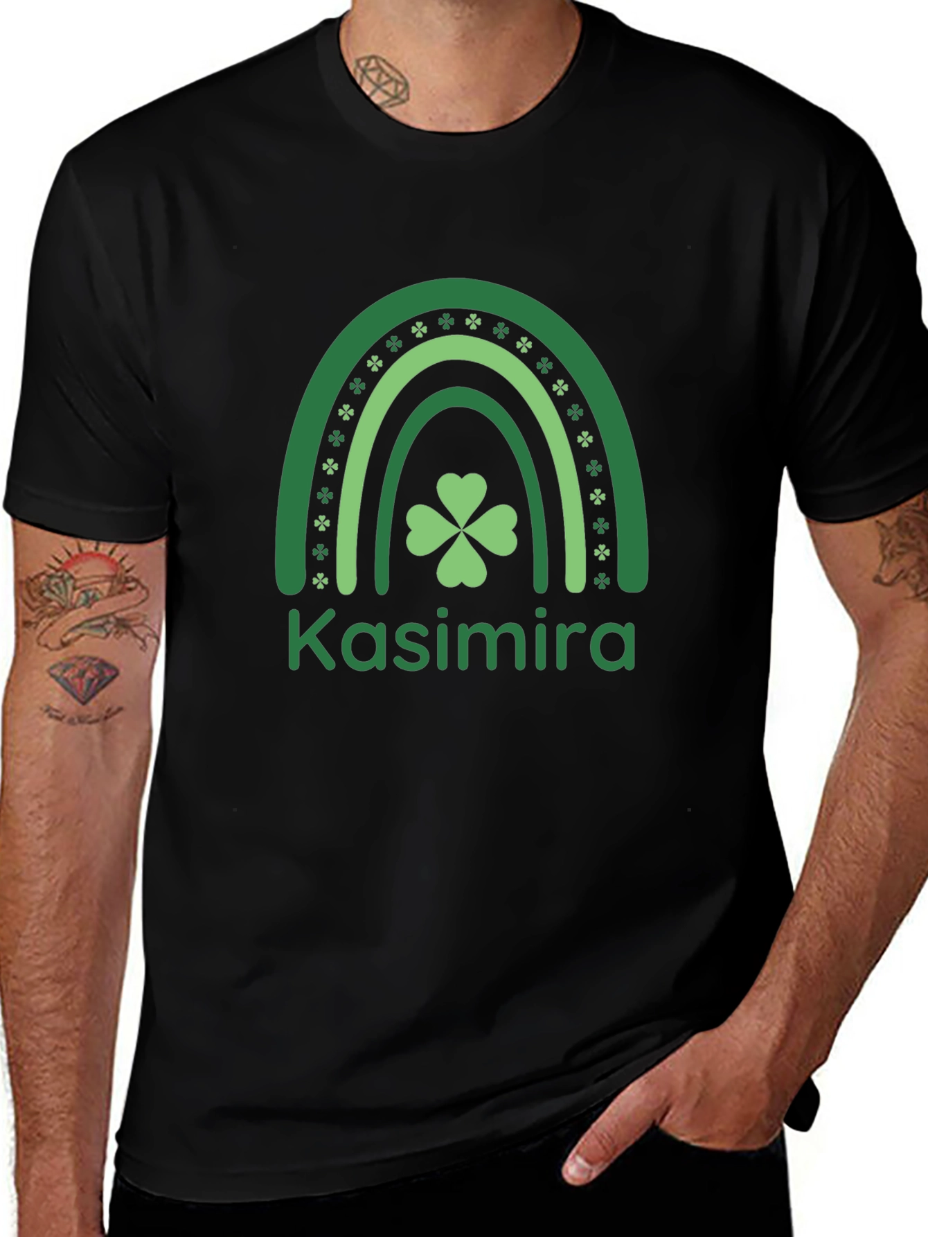 Kasimira St. Patricks Day Rainbow T-Shirt
