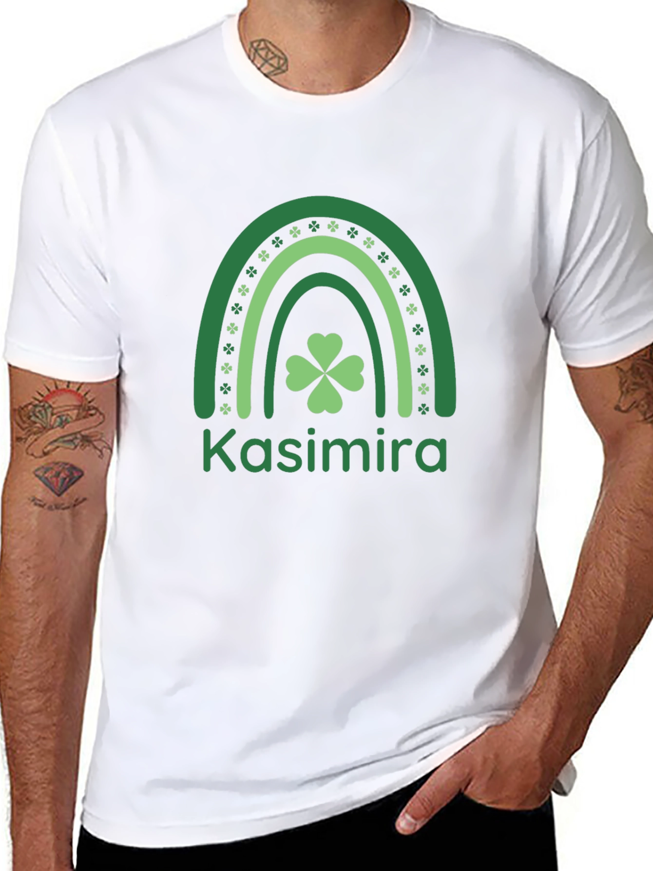 Kasimira St. Patricks Day Rainbow T-Shirt