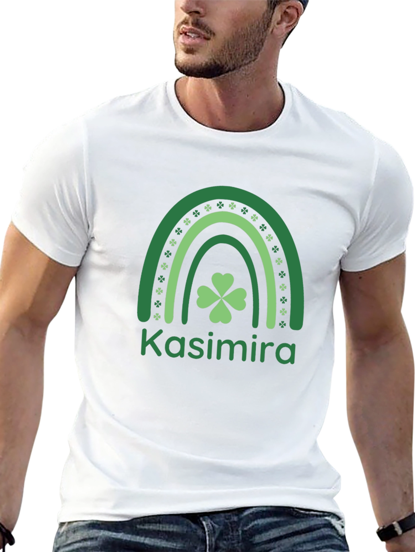 Kasimira St. Patricks Day Rainbow T-Shirt