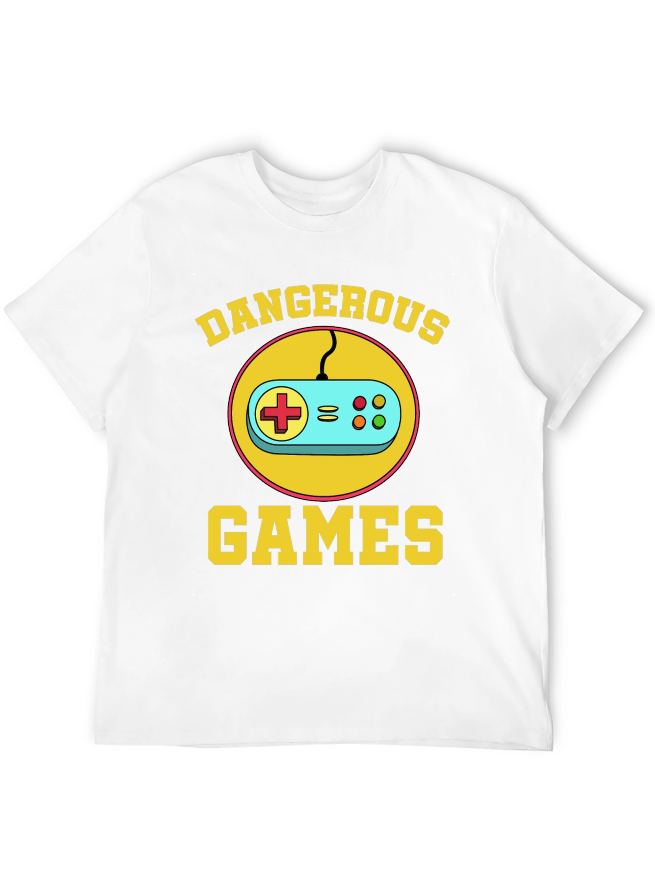 Dangerous Games Retro Controller Black T-Shirt