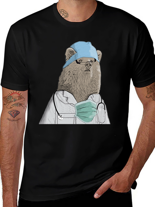 Bear Doctor T-Shirt - Quirky Medical Humor Tee