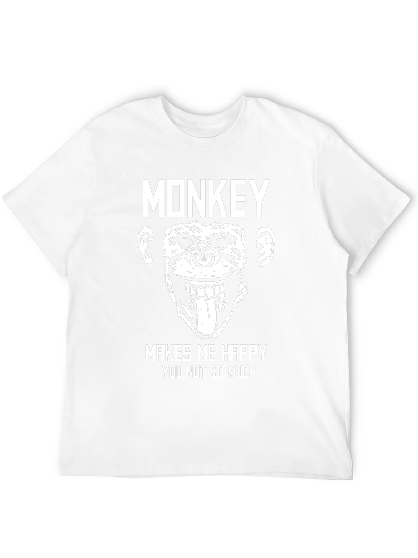 Monkey Makes Me Happy T-Shirt
