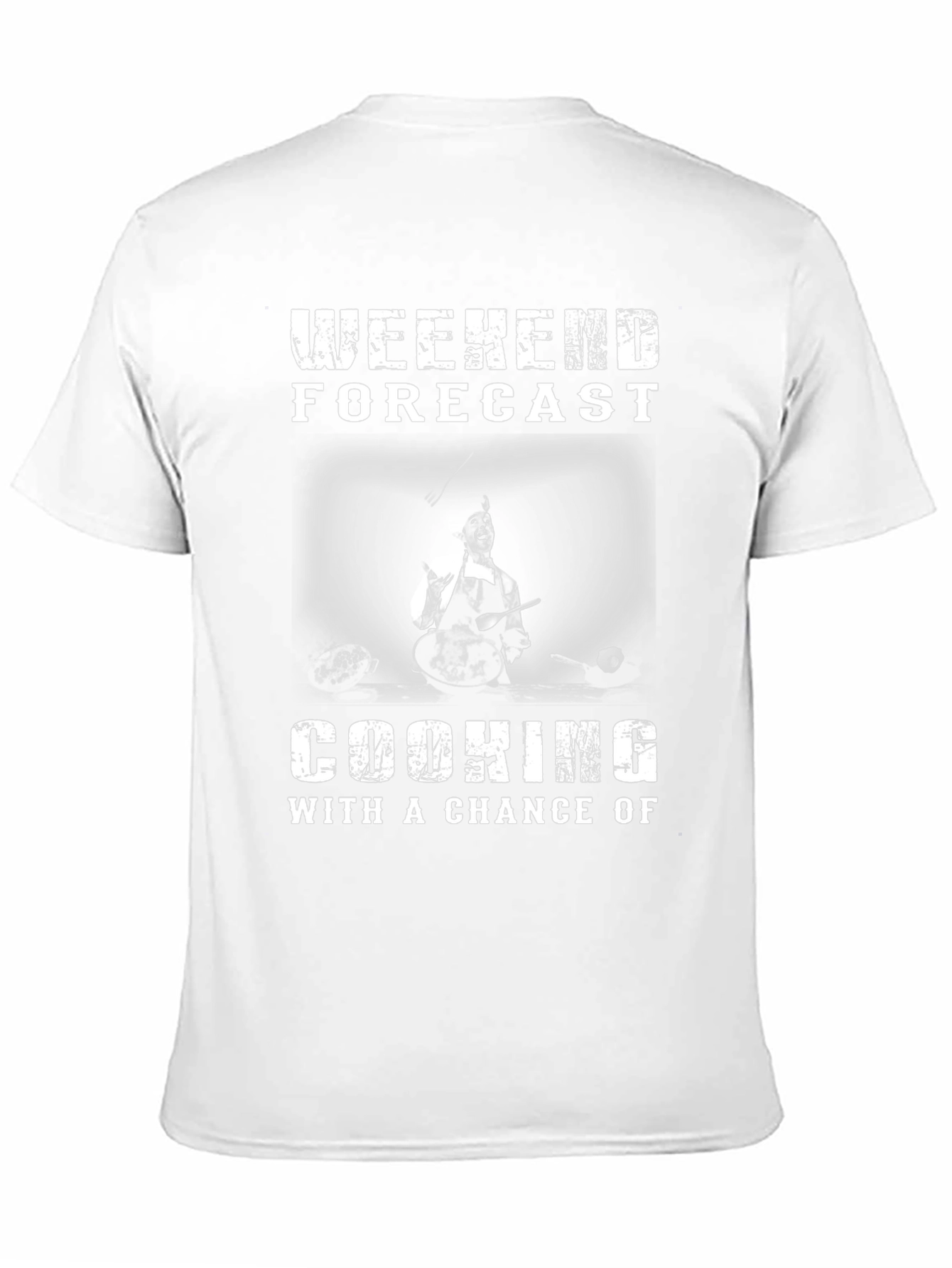 Weekend Cooking Forecast Graphic T-Shirt