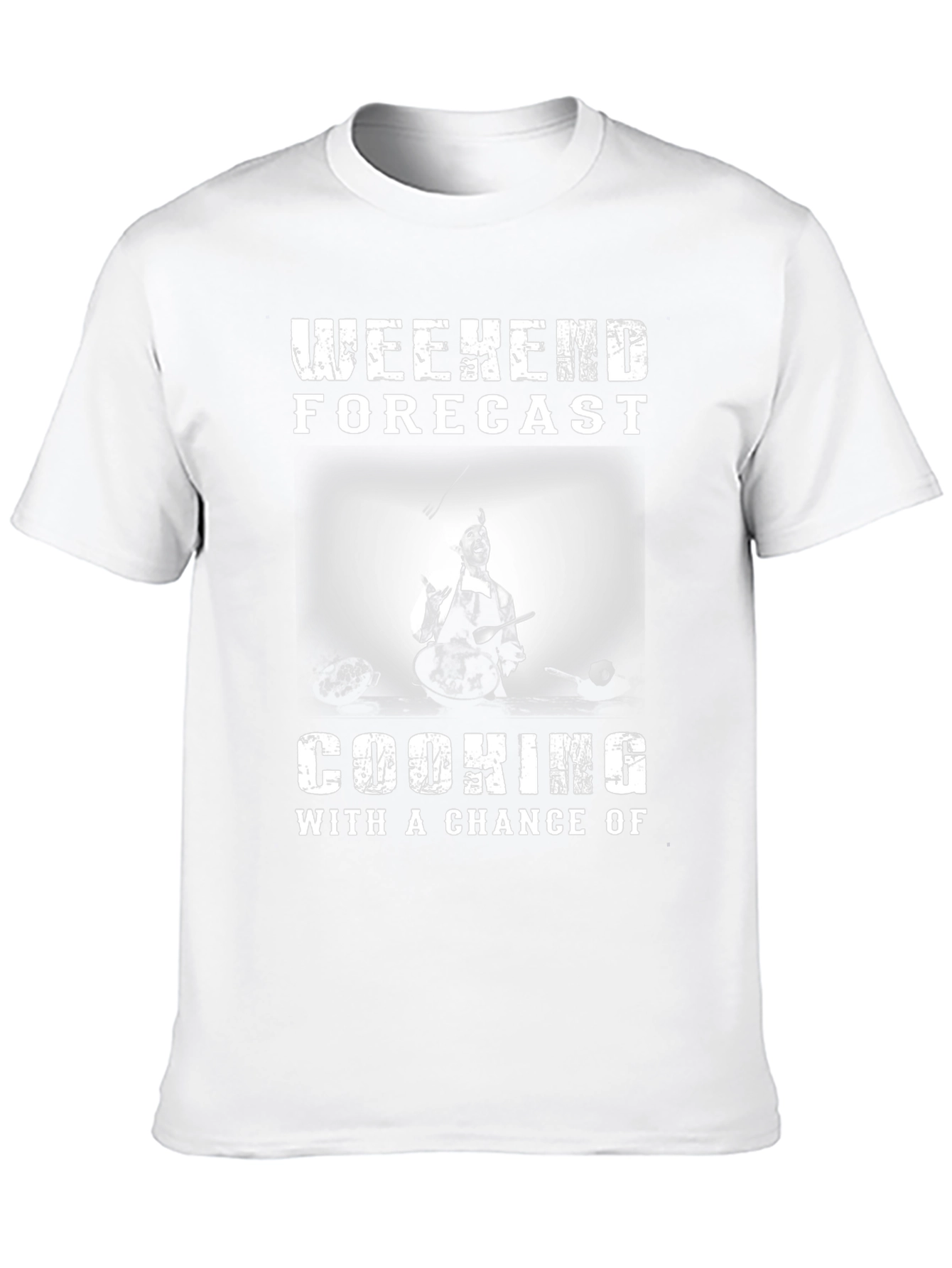 Weekend Cooking Forecast Graphic T-Shirt