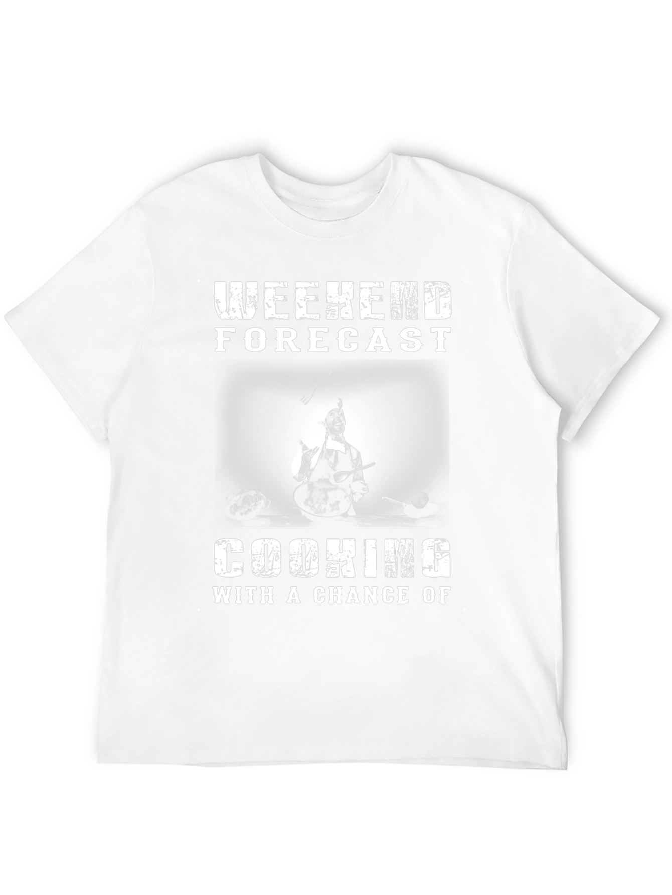 Weekend Cooking Forecast Graphic T-Shirt