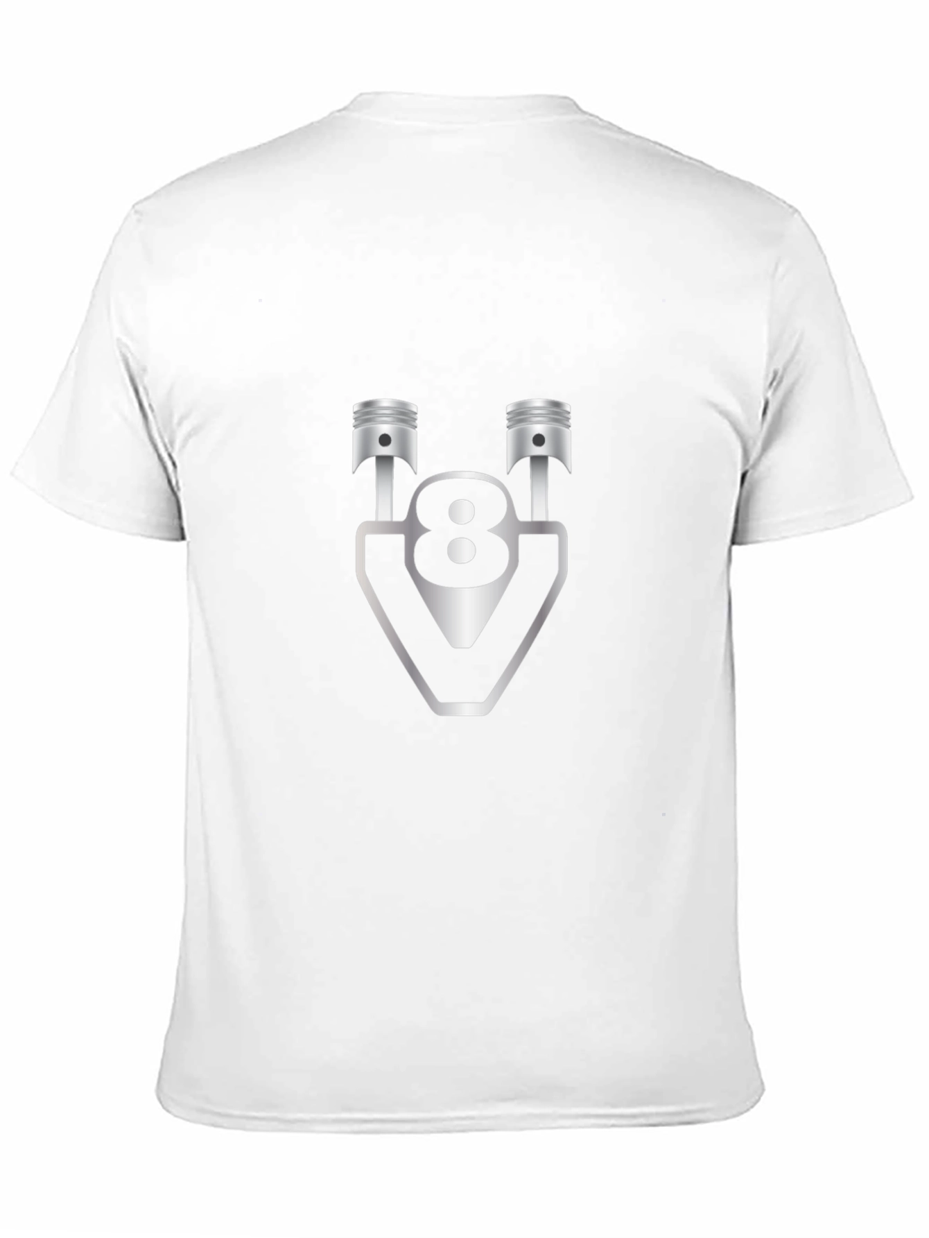 V8 Engine Pistons Graphic Tee - Black