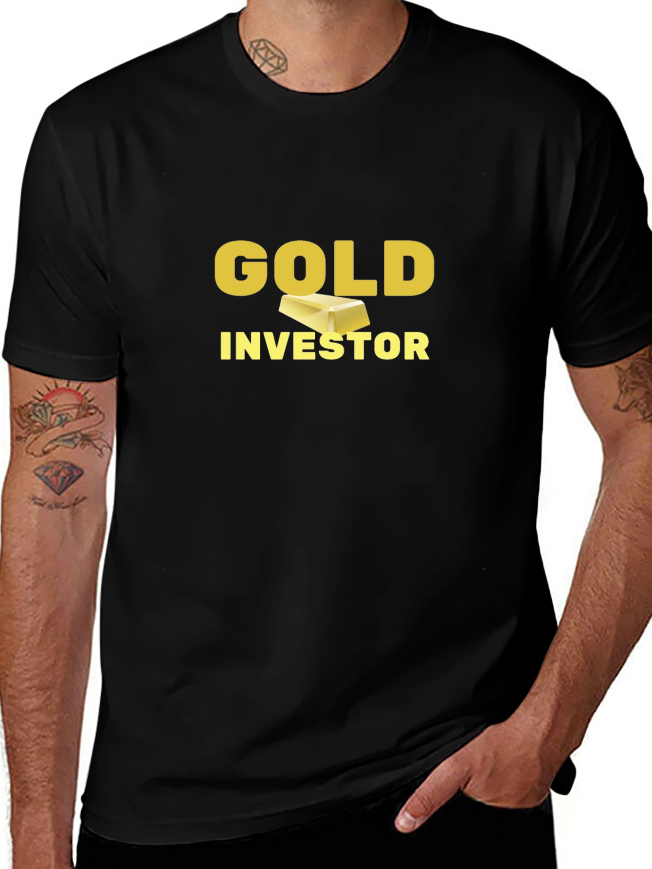 Gold Investor T-Shirt - Bullion Design