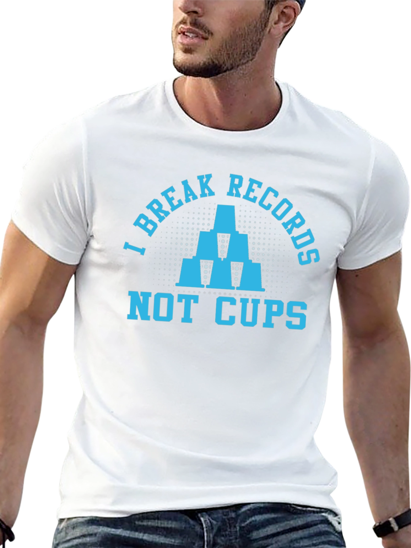 I Break Records Not Cups T-Shirt