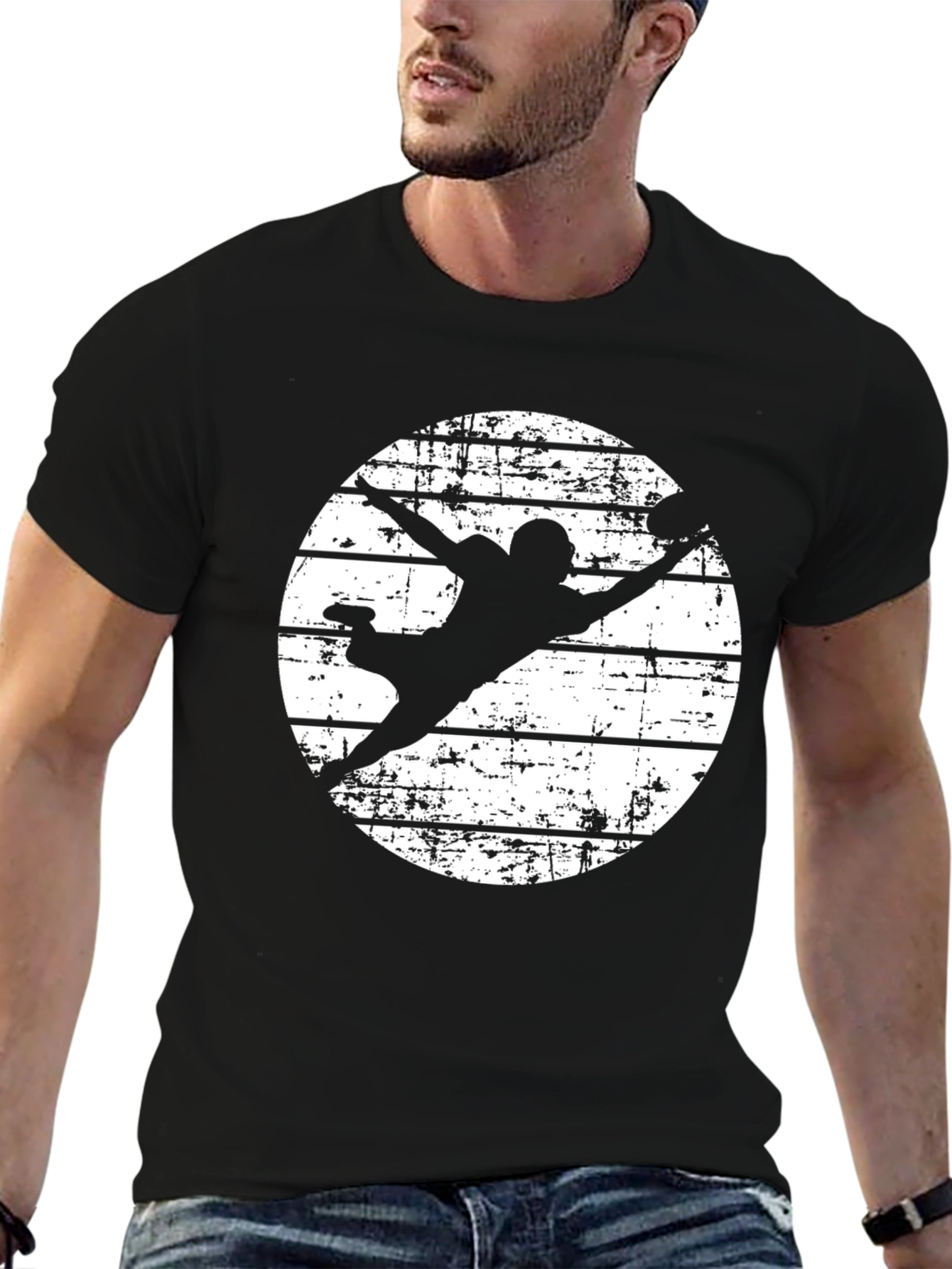 Football Silhouette Graphic Tee