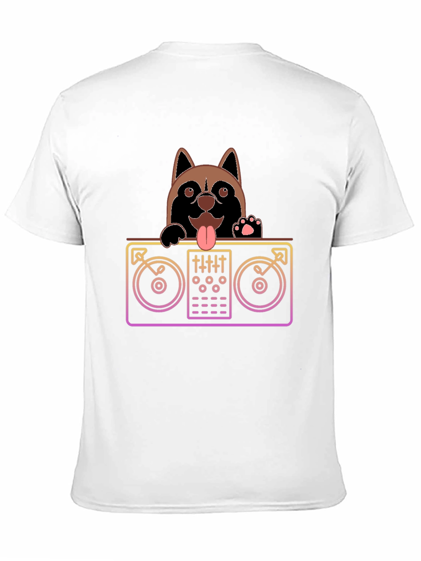 DJ Dog Black T-Shirt - Mix Master Pup